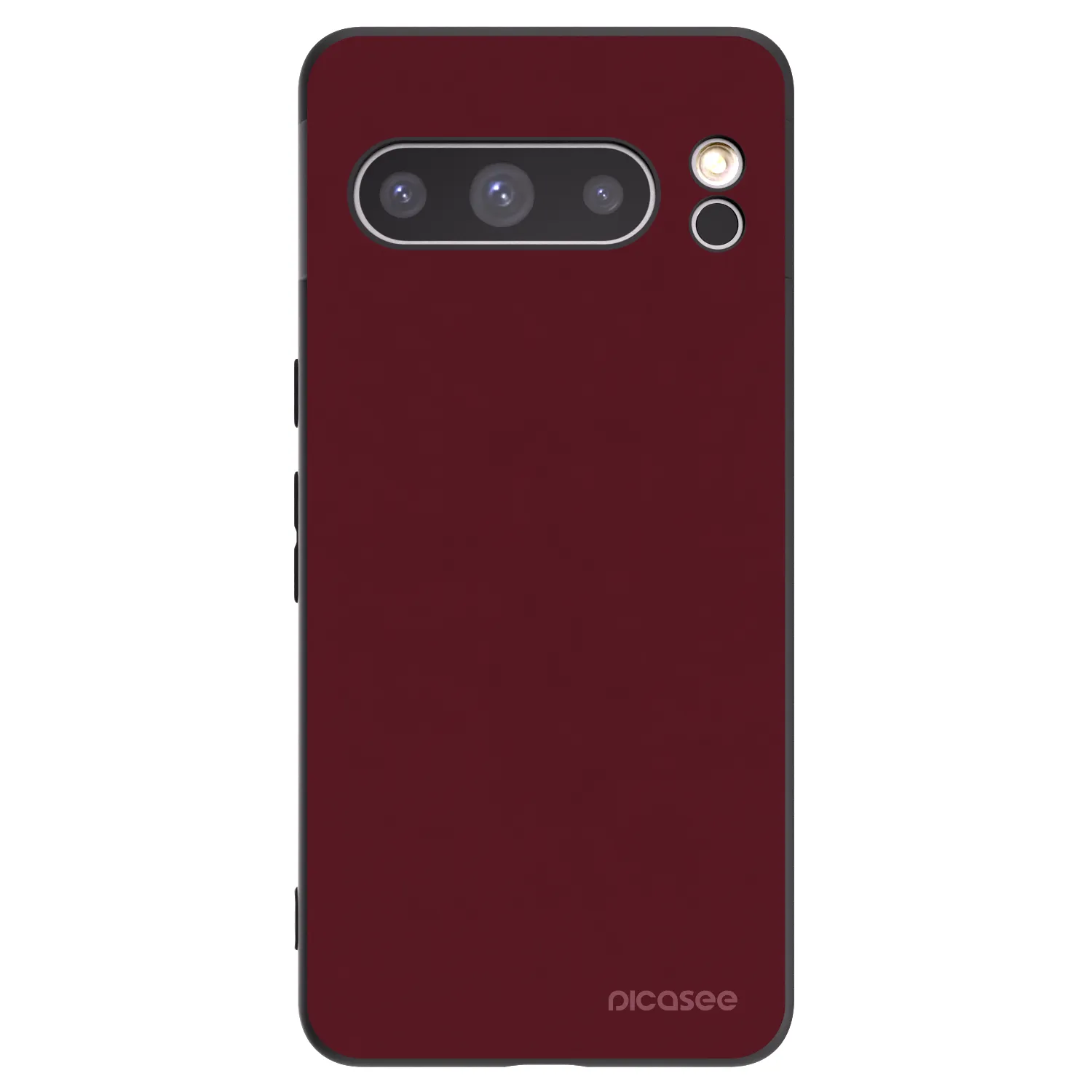 Picasee husă neagră din silicon pentru Google Pixel 8 Pro - Burgundy red