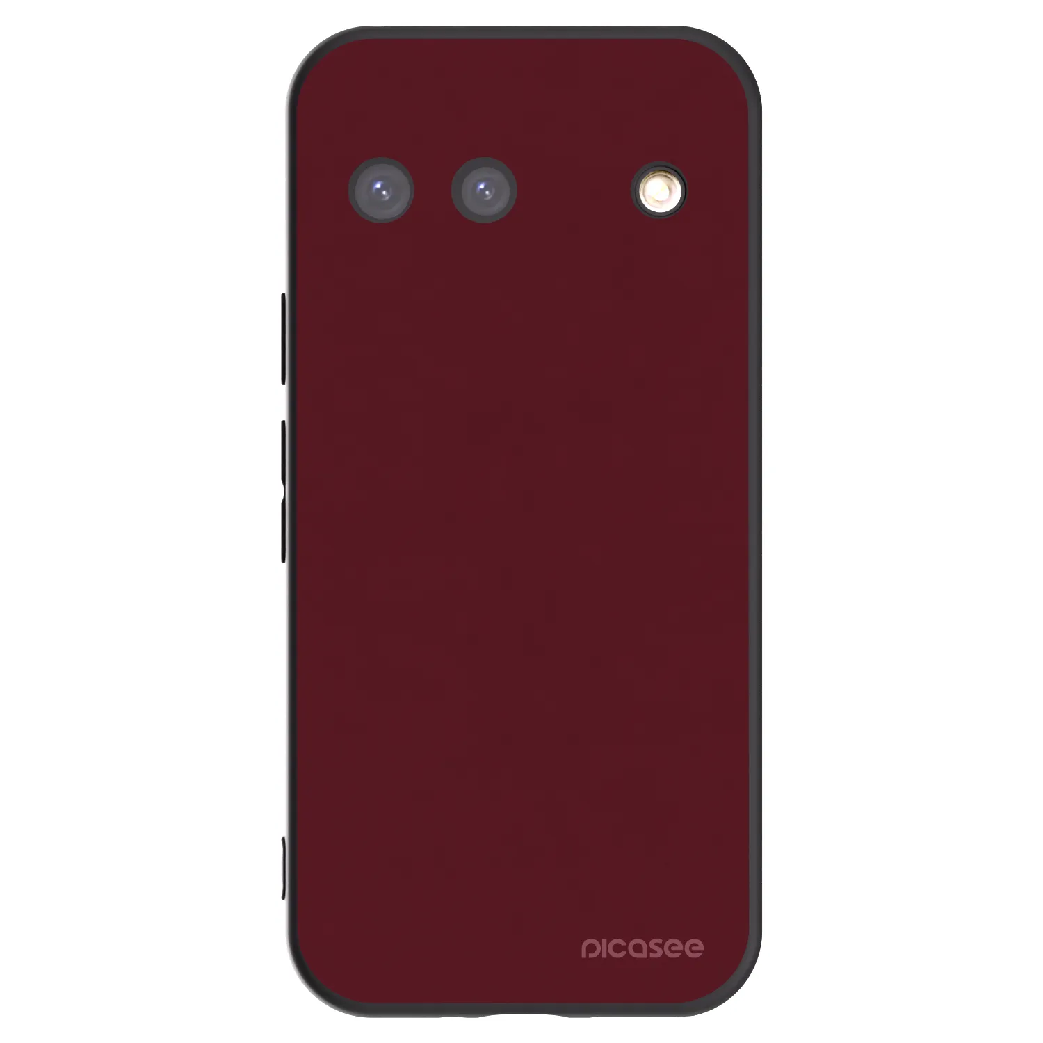Picasee husă neagră din silicon pentru Google Pixel 9 - Burgundy red