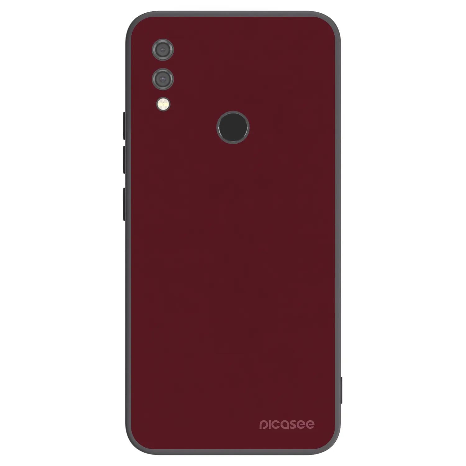 Picasee husă neagră din silicon pentru Xiaomi Redmi Note 7 - Burgundy red