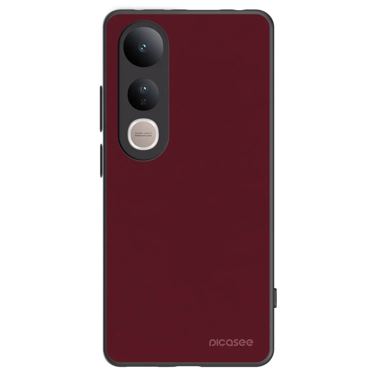 Picasee husă neagră din silicon pentru Vivo V50 Lite 5G - Burgundy red