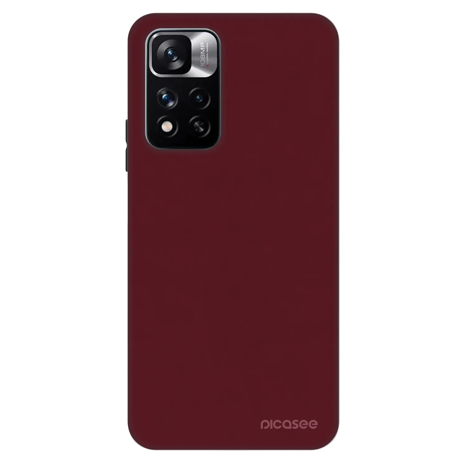 Picasee Fashion Case pentru Xiaomi Redmi Note 11 Pro 5G - Burgundy red