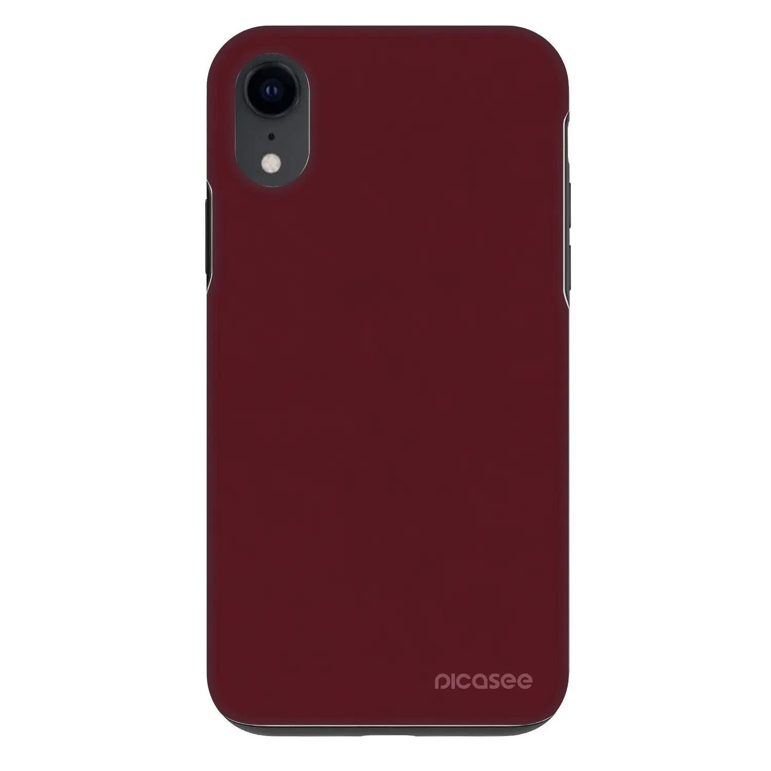 Picasee Fashion Case pentru Apple iPhone XR - Burgundy red