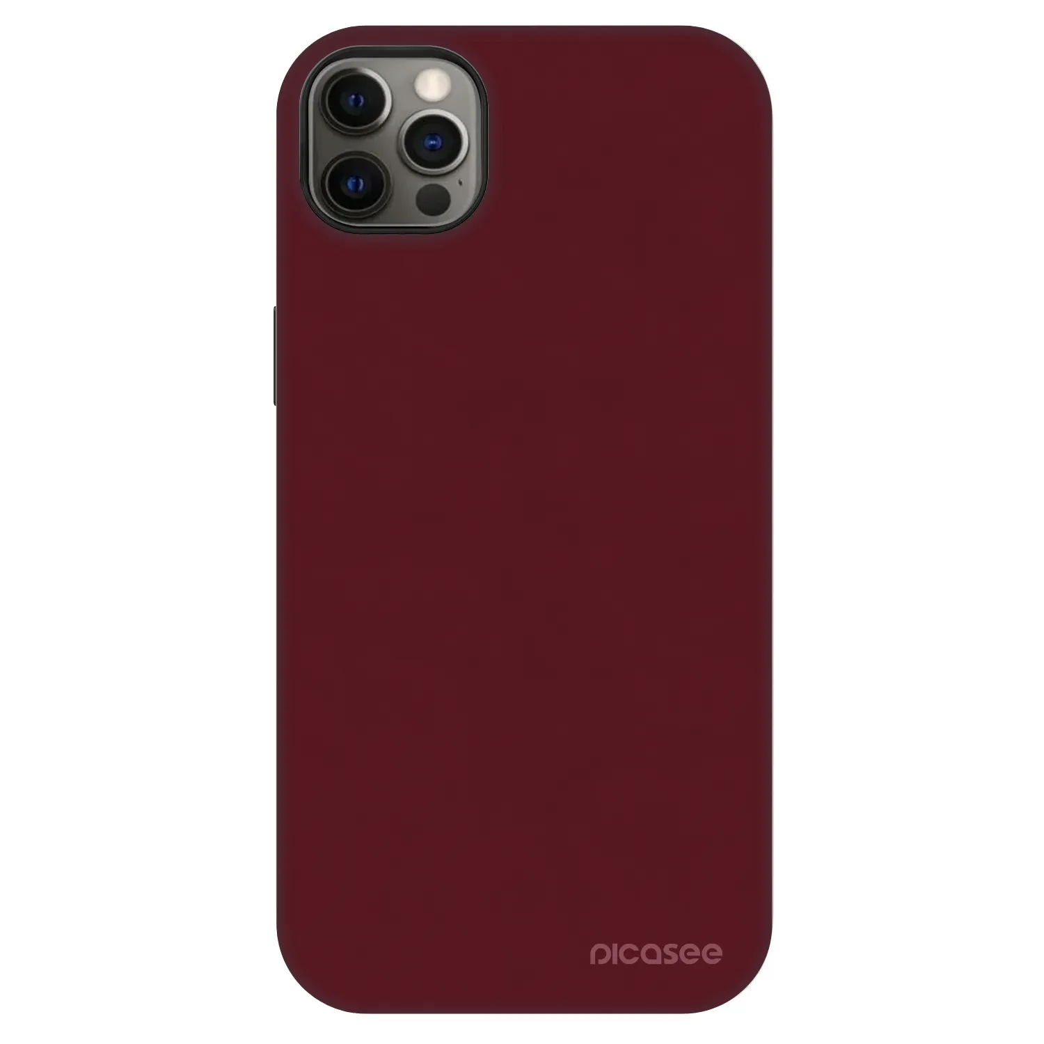 Picasee Fashion Case MagSafe pentru Apple iPhone 12 Pro Max - Burgundy red