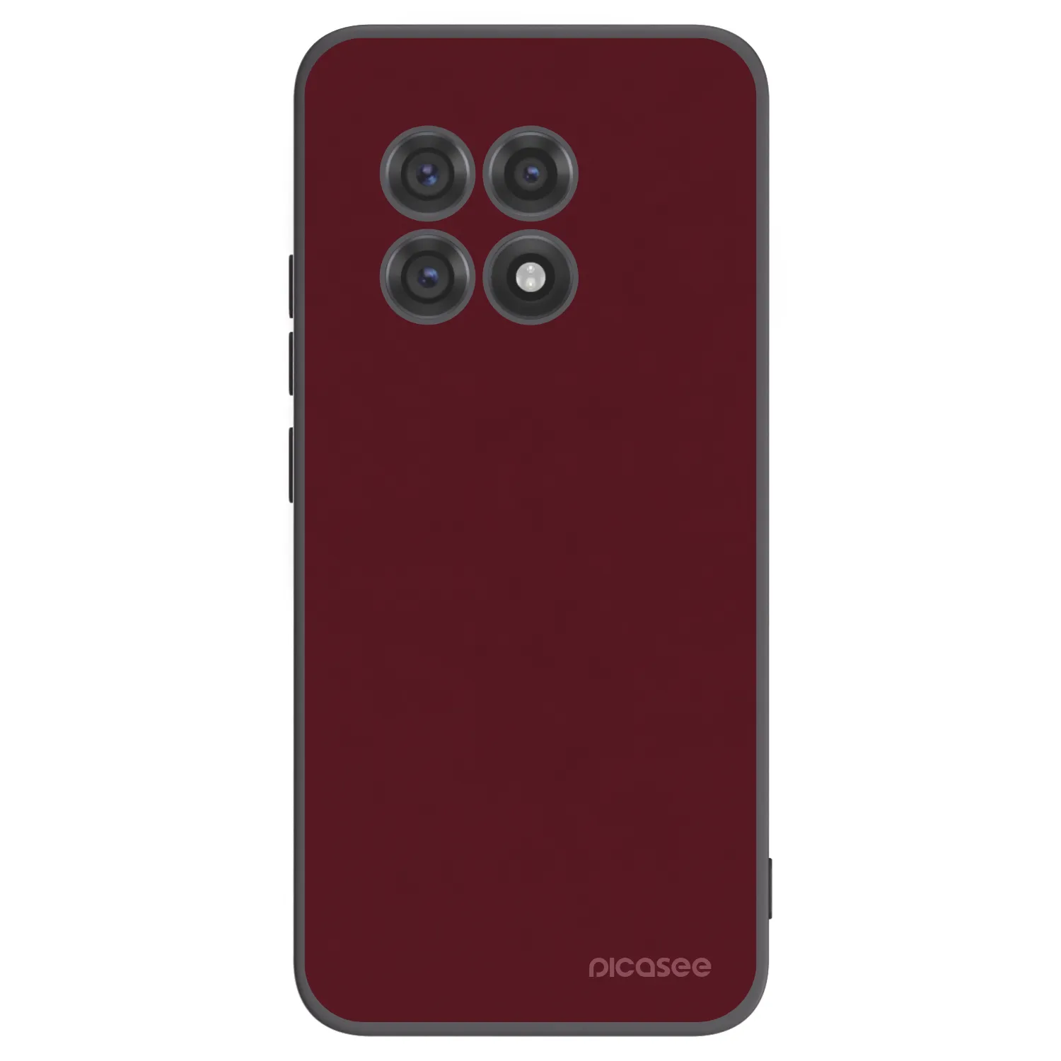 Picasee husă neagră din silicon pentru OnePlus 13R 5G - Burgundy red