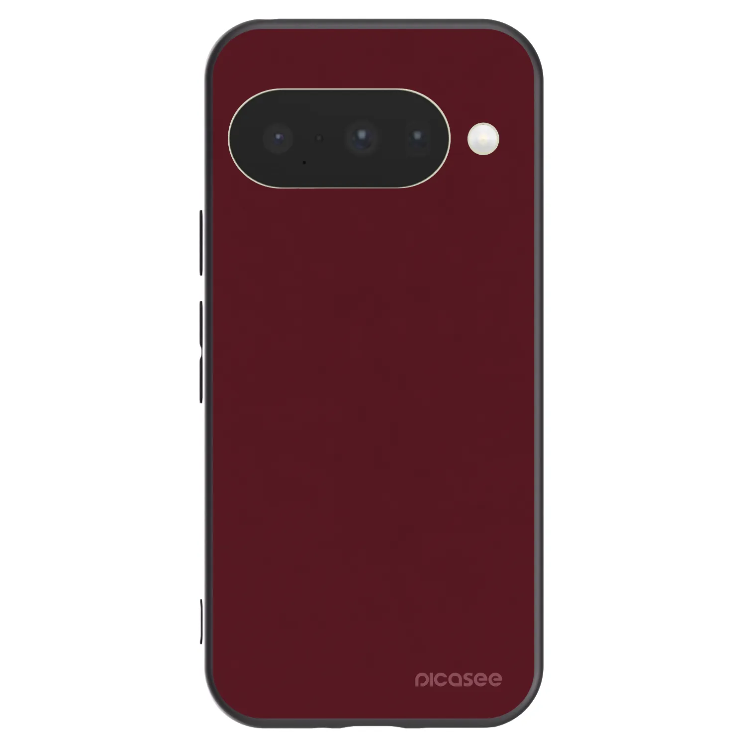 Picasee husă neagră din silicon pentru Google Pixel 10 - Burgundy red
