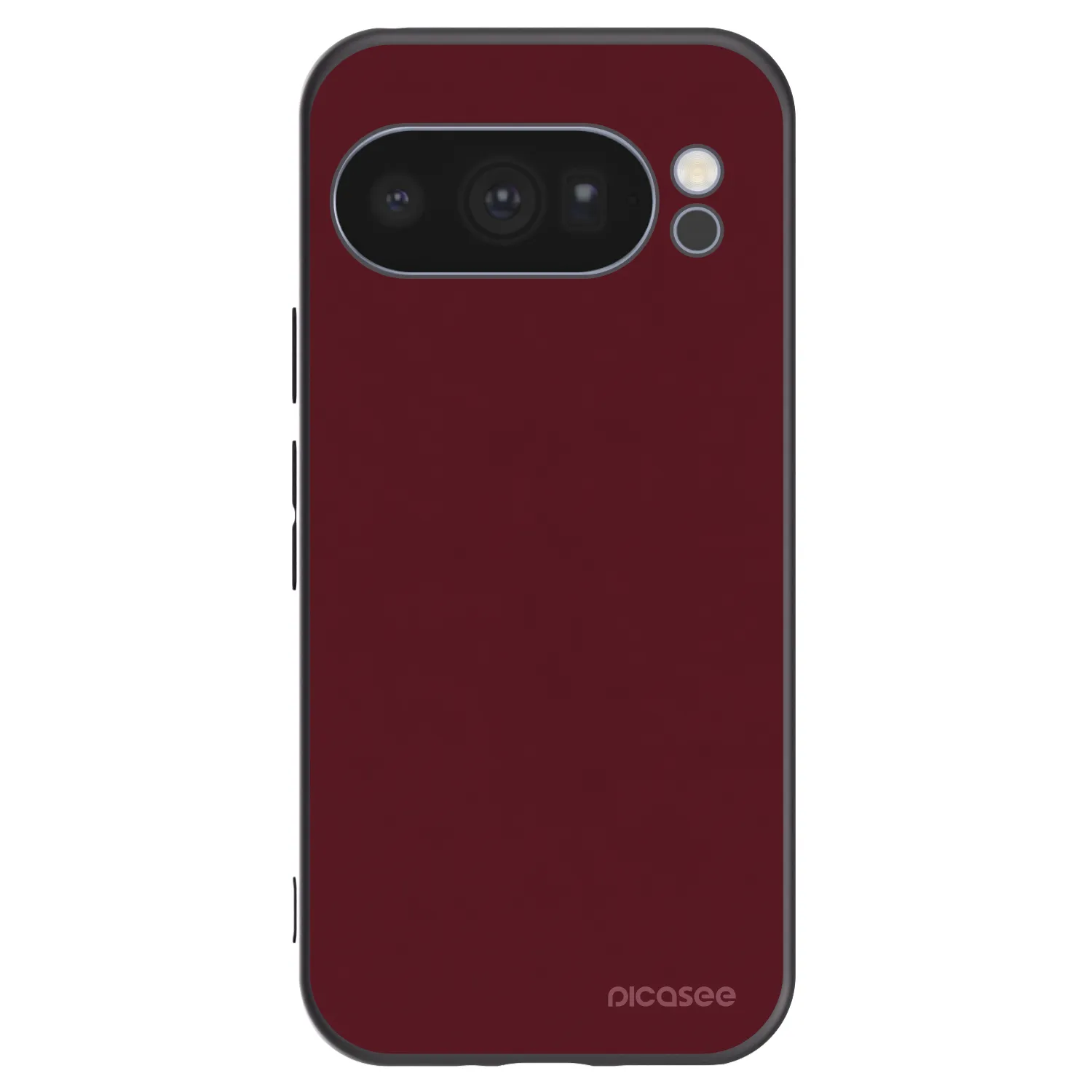 Picasee husă neagră din silicon pentru Google Pixel 10 Pro - Burgundy red