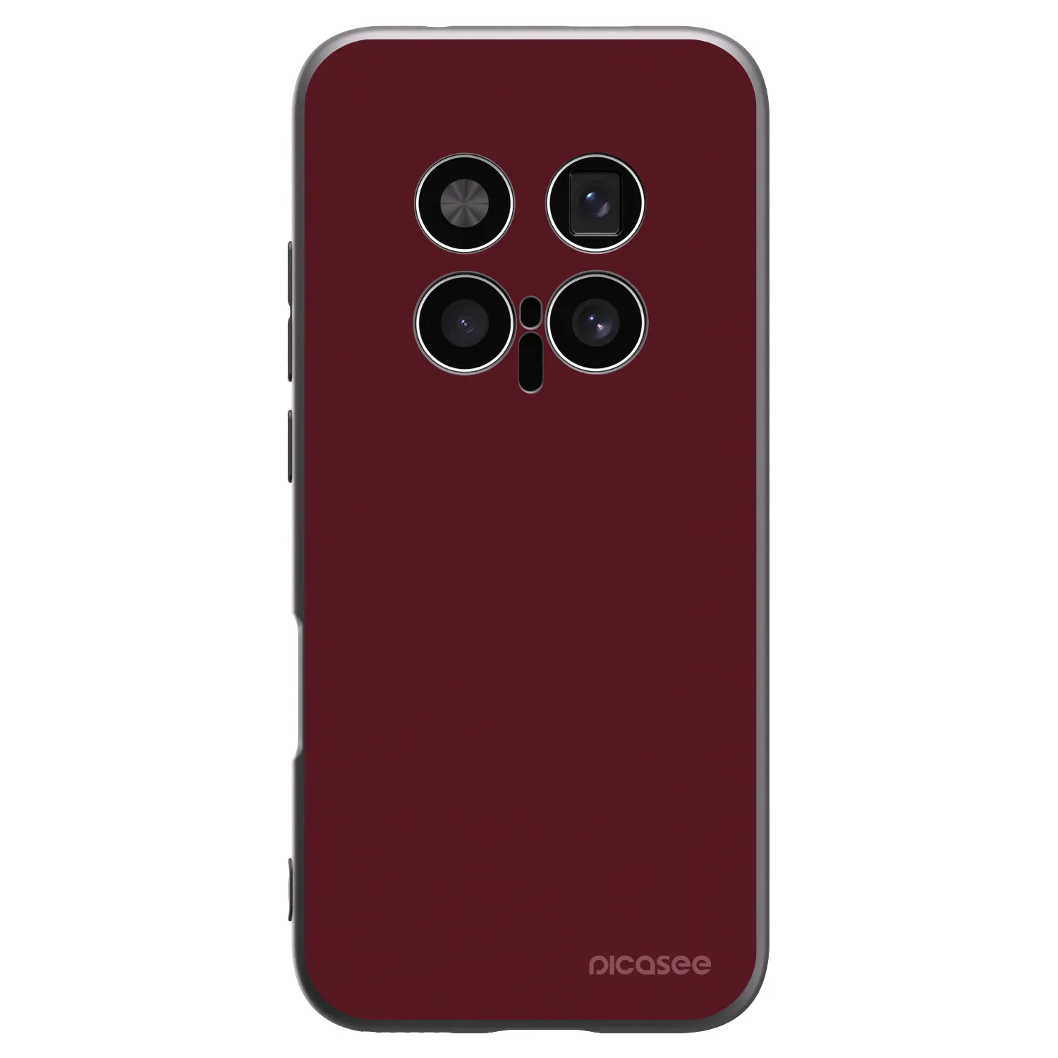 Picasee husă neagră din silicon pentru Honor Magic8 Pro 5G - Burgundy red