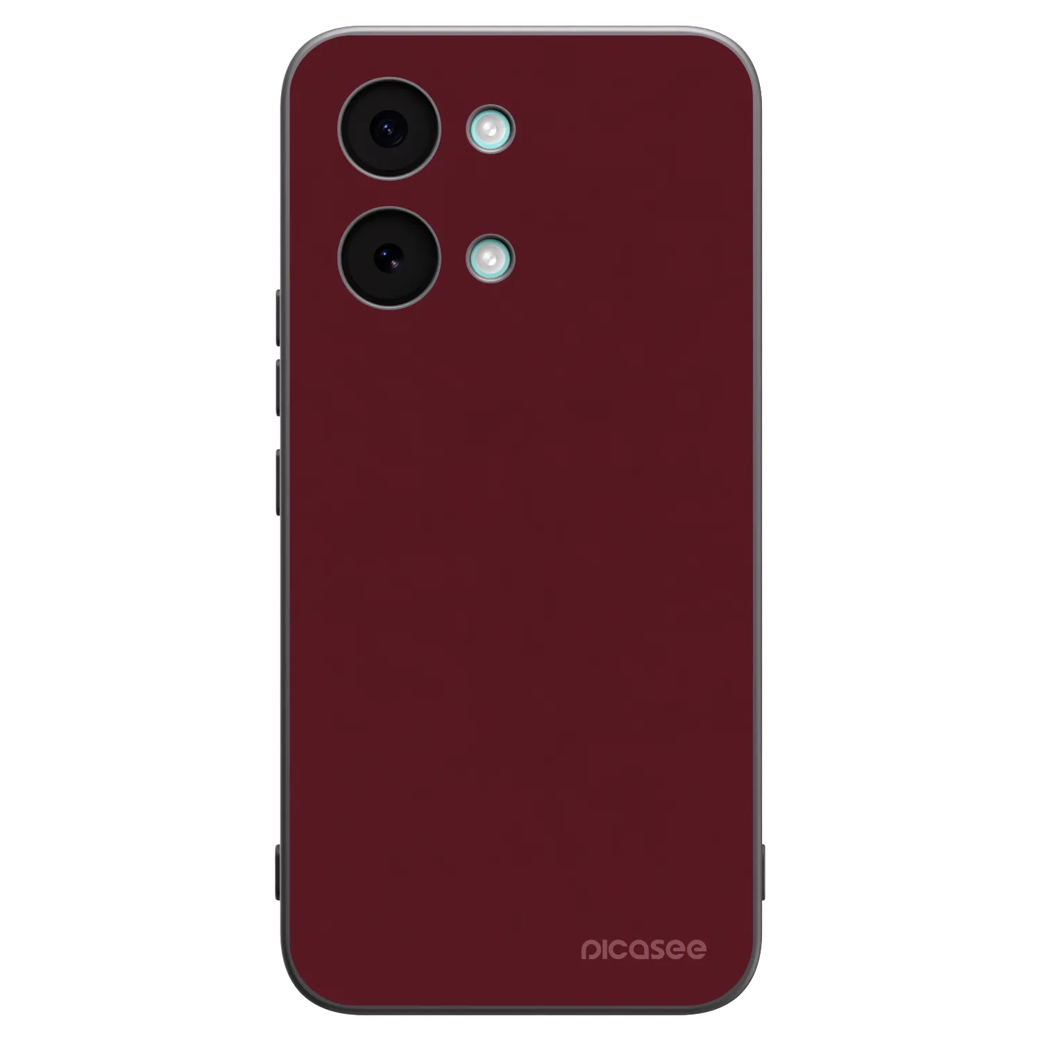 Picasee husă neagră din silicon pentru Xiaomi Poco X8 Pro Max - Burgundy red