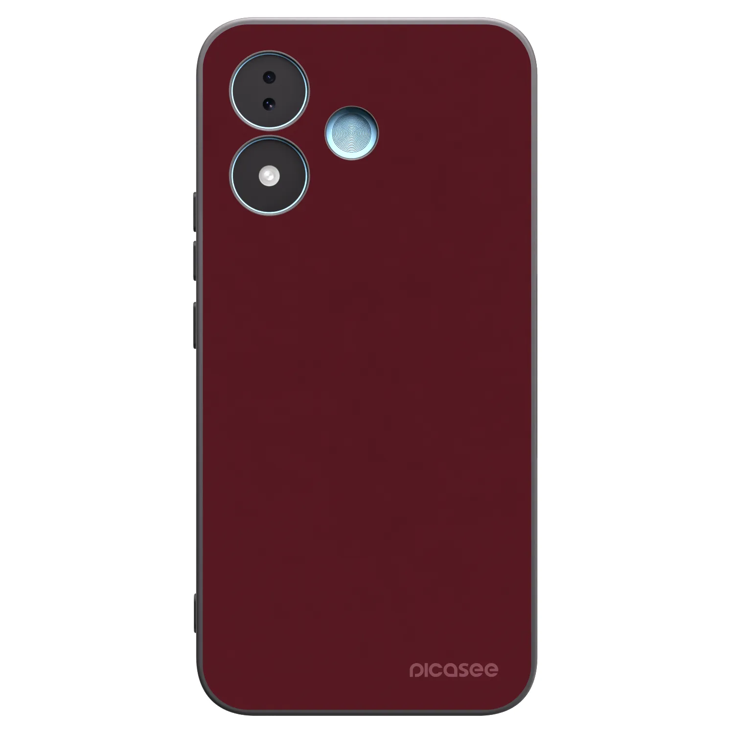 Picasee husă neagră din silicon pentru Xiaomi Redmi Note 17 5G - Burgundy red