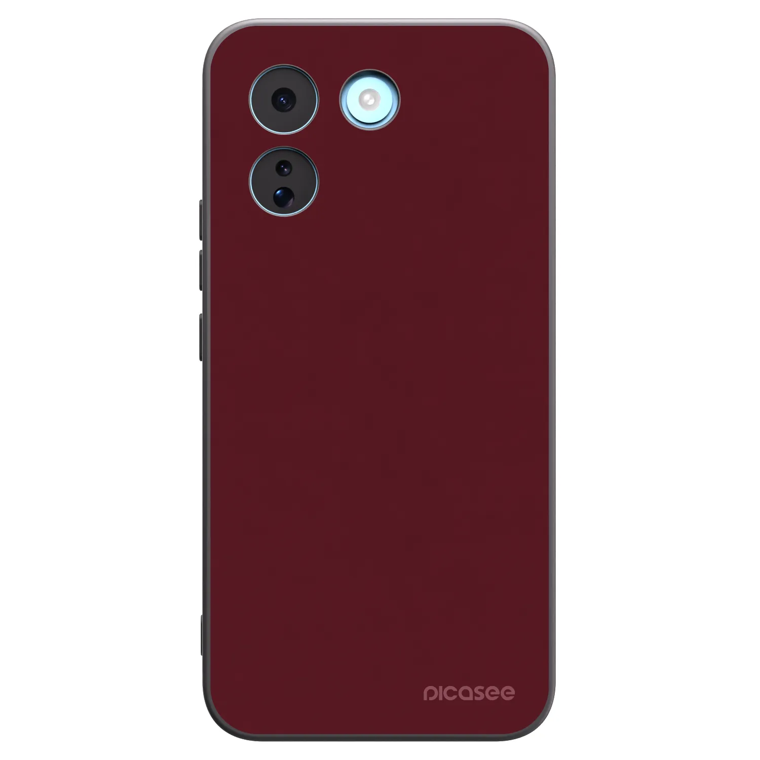 Picasee husă neagră din silicon pentru Xiaomi Redmi Note 17 Pro MAX 5G - Burgundy red