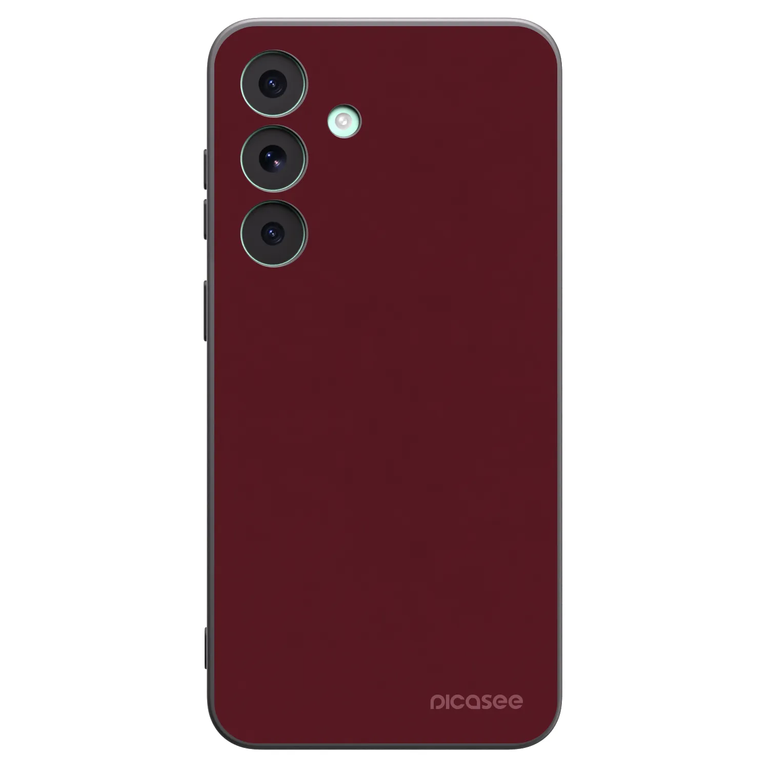 Picasee husă neagră din silicon pentru Samsung Galaxy S26 FE - Burgundy red
