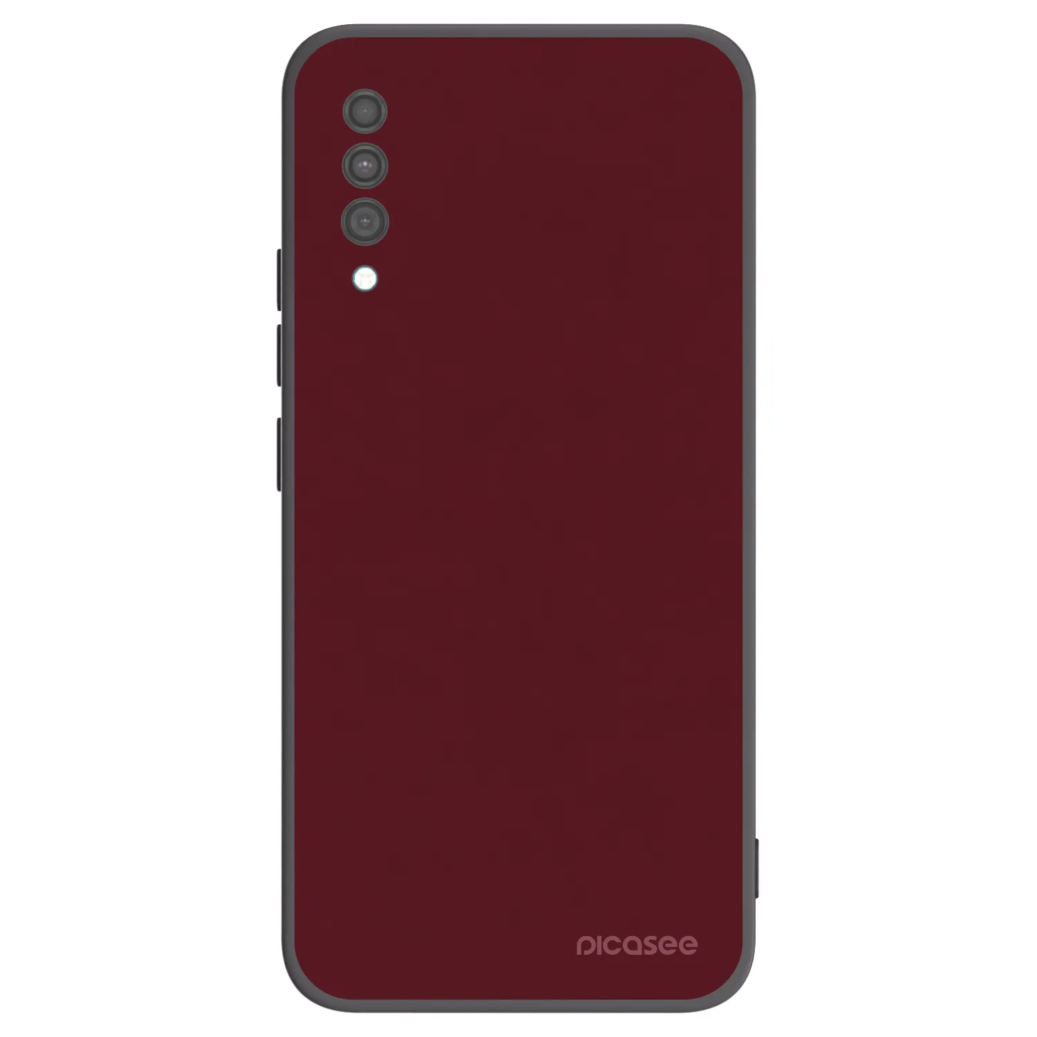 Picasee husă neagră din silicon pentru Samsung Galaxy A30s A307F - Burgundy red