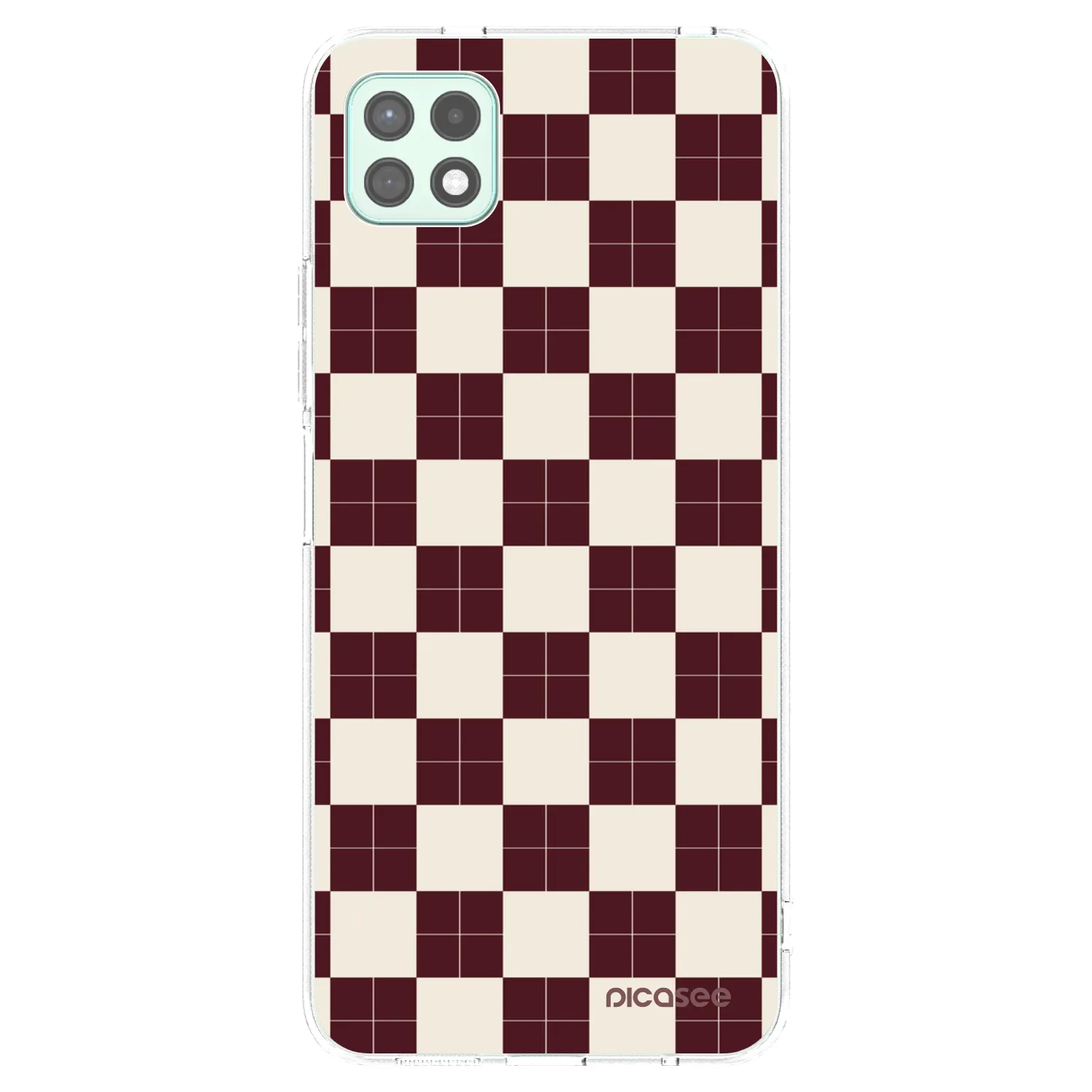 Picasee husă transparentă din silicon pentru Samsung Galaxy A22 A226B 5G - Checked Away