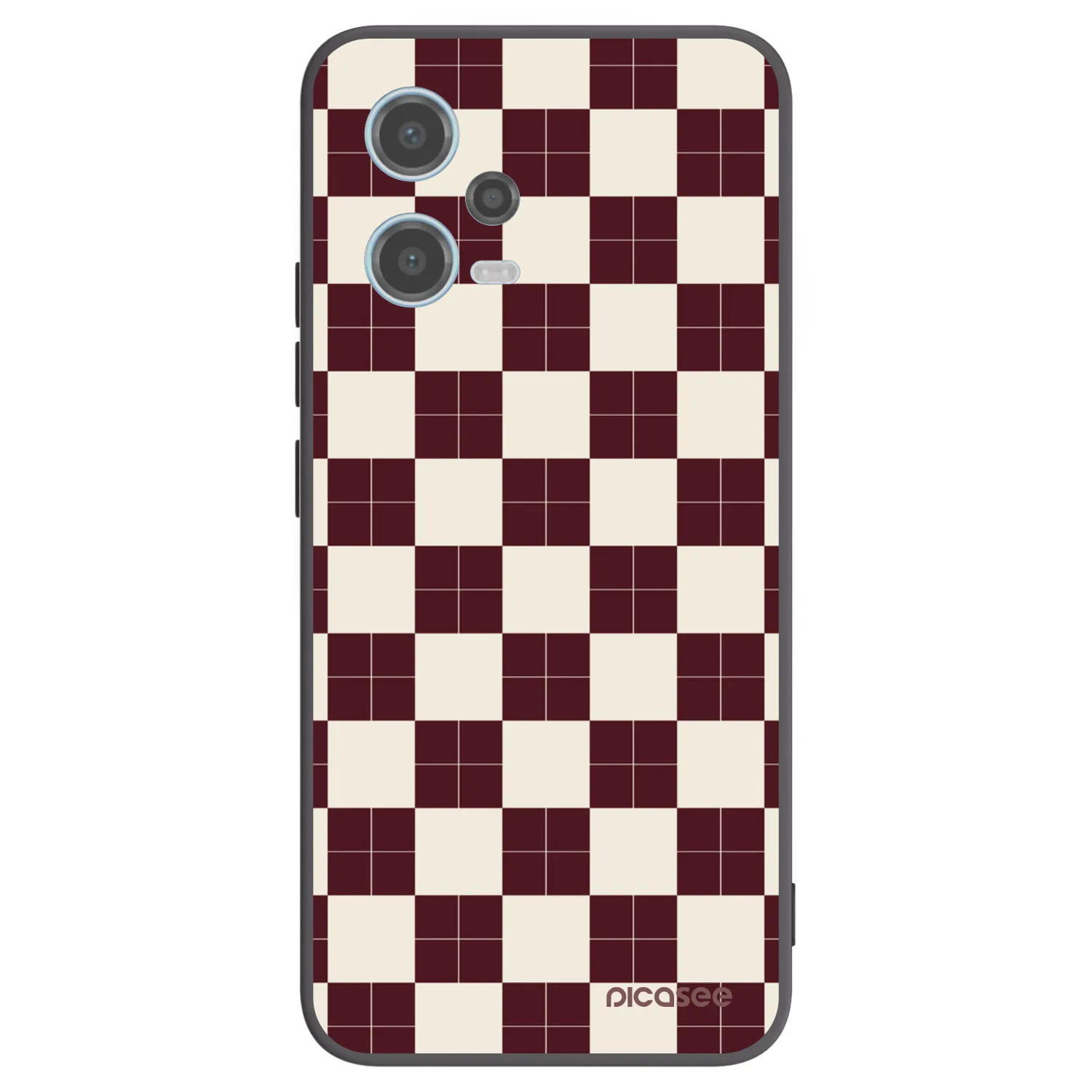 Picasee husă neagră din silicon pentru Xiaomi Redmi Note 12 5G - Checked Away