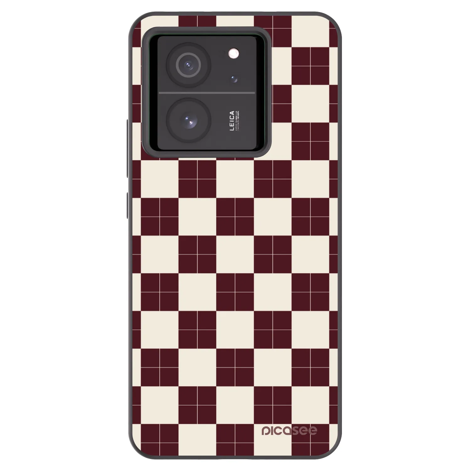 Picasee husă neagră din silicon pentru Xiaomi 13T - Checked Away