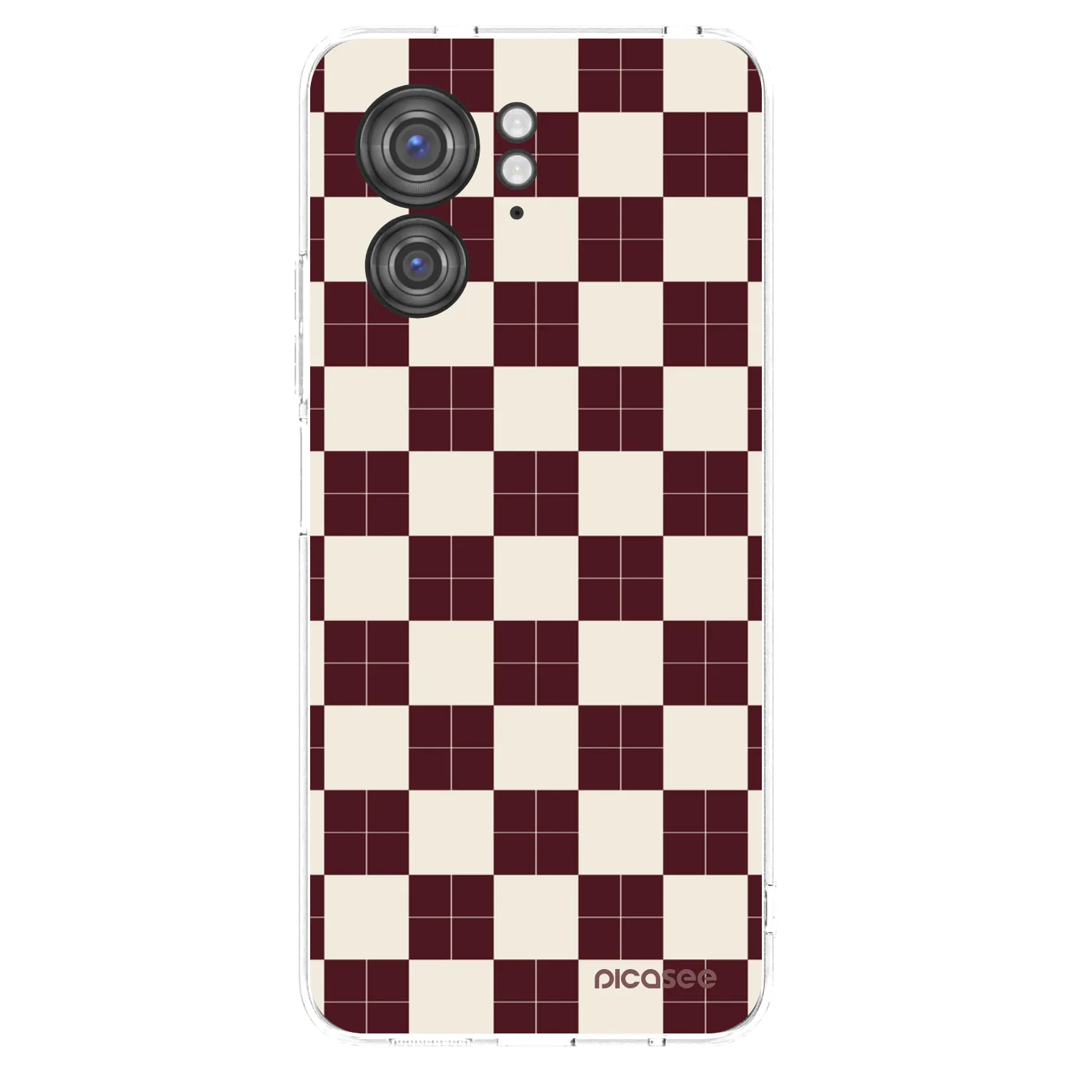Picasee husă transparentă din silicon pentru Motorola Edge 40 - Checked Away