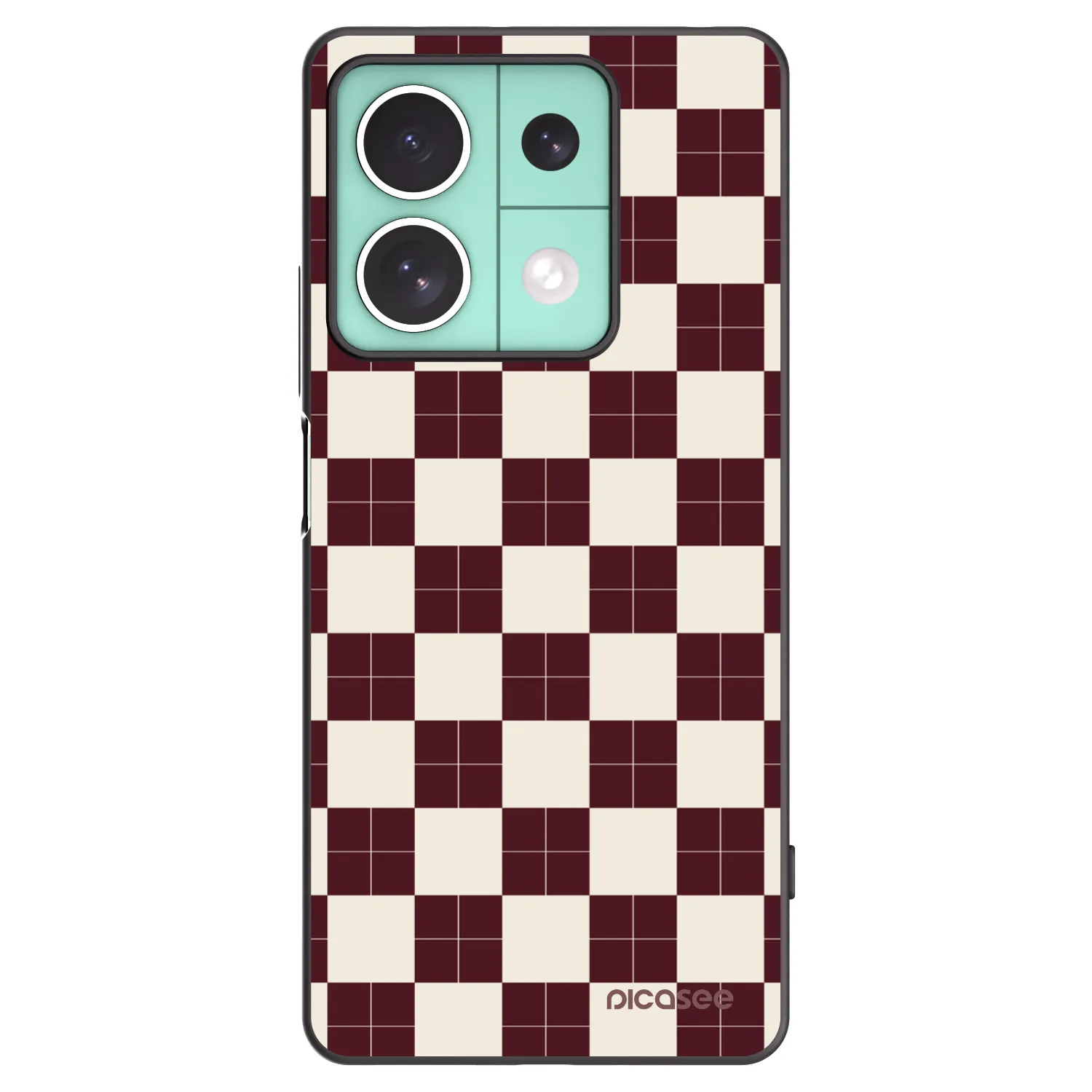 Picasee husă neagră din silicon pentru Xiaomi Redmi Note 13 5G - Checked Away
