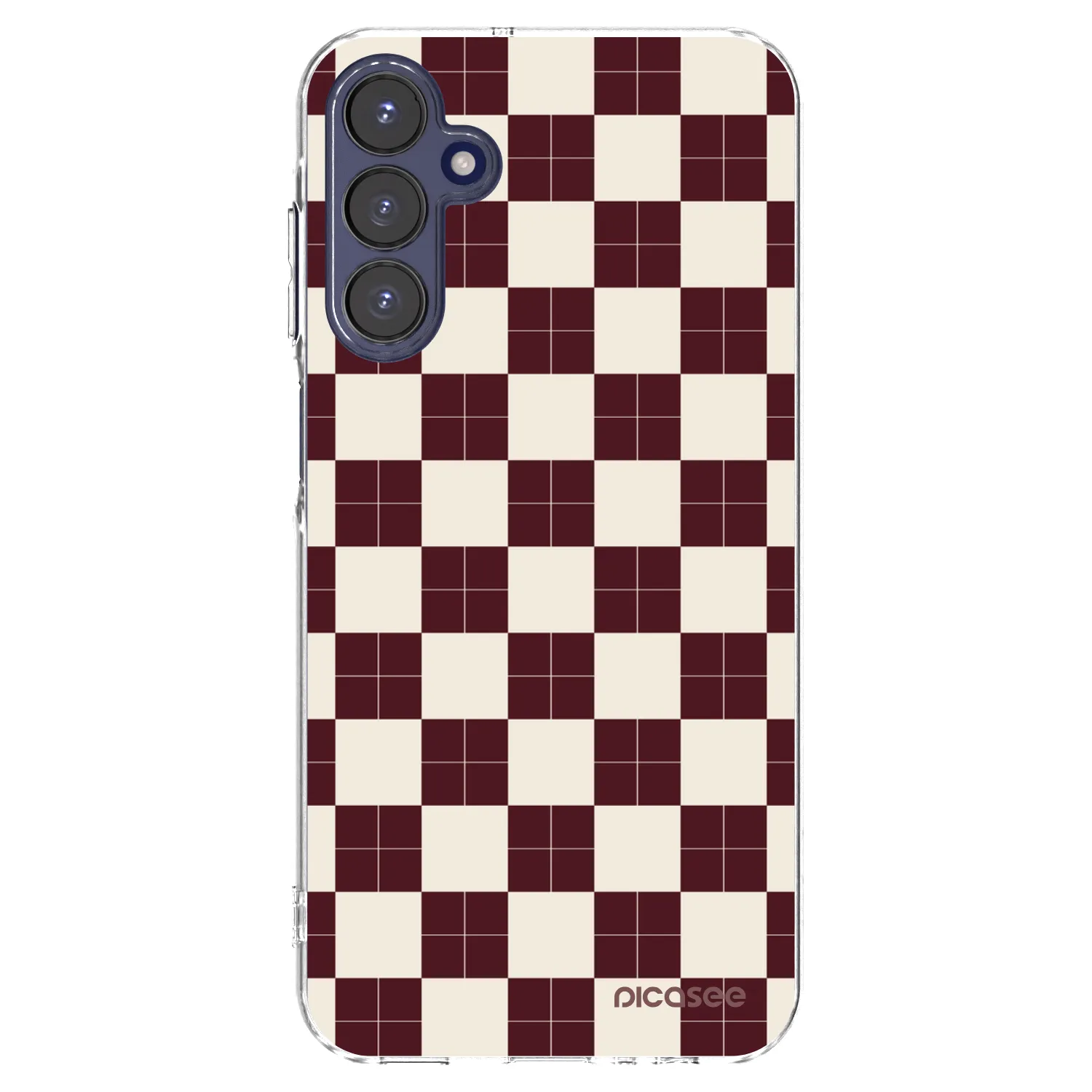 Picasee husă transparentă din silicon pentru Samsung Galaxy A15 A155F 4G - Checked Away
