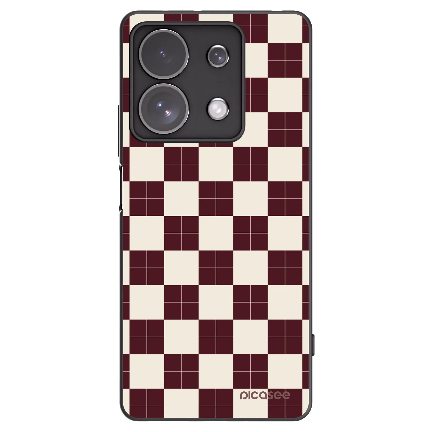 Picasee husă neagră din silicon pentru Xiaomi Redmi Note 13 Pro 4G - Checked Away