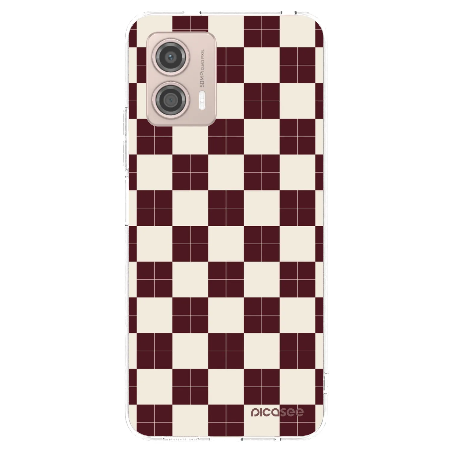 Picasee husă transparentă din silicon pentru Motorola Moto G53 5G - Checked Away