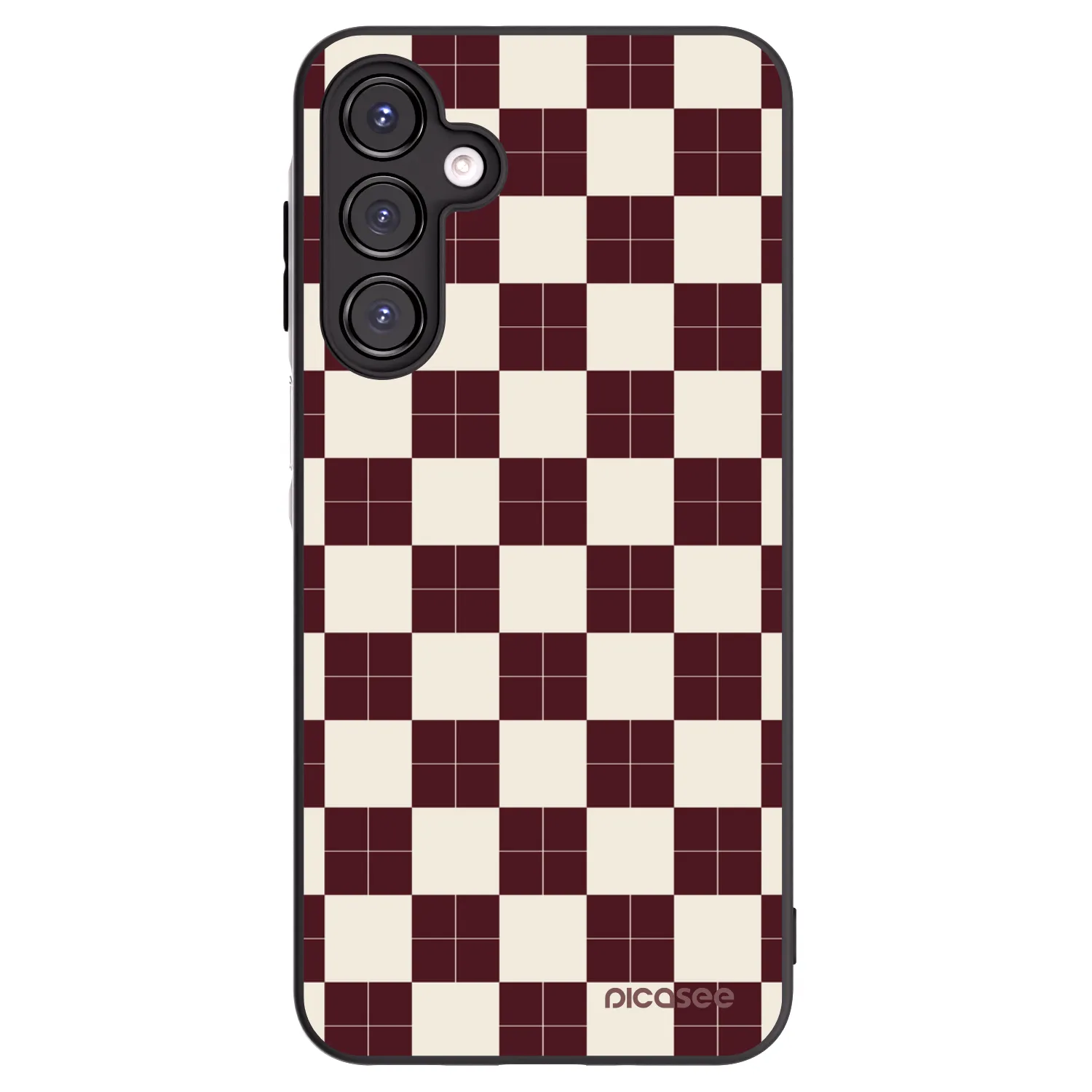 Picasee husă neagră din silicon pentru Samsung Galaxy A16 5G - Checked Away