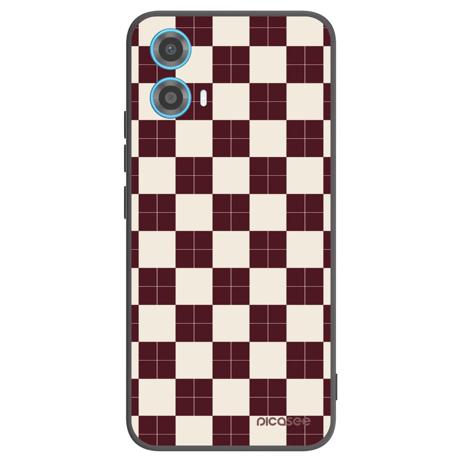 Picasee husă neagră din silicon pentru Motorola Moto G34 5G - Checked Away