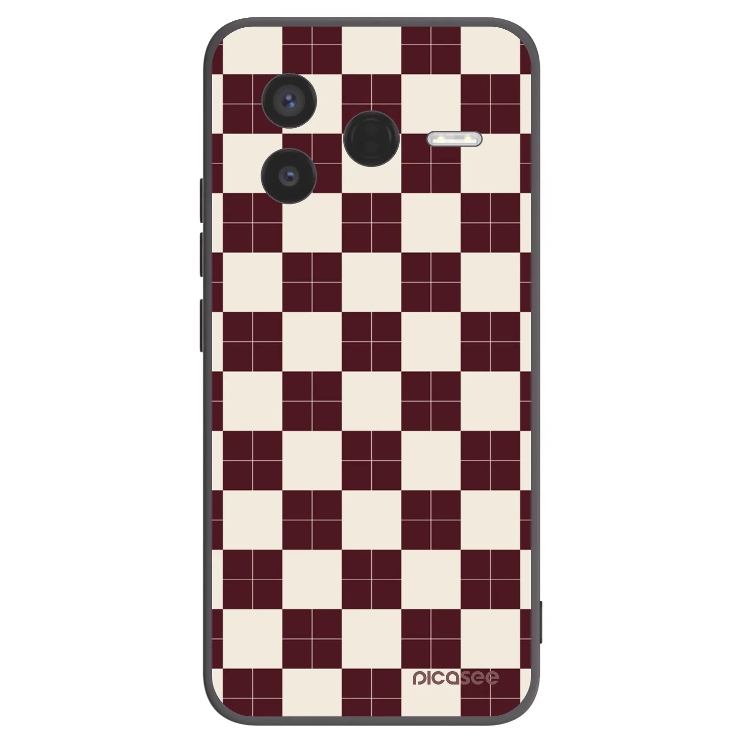 Picasee husă neagră din silicon pentru Xiaomi Poco F7 Pro 5G - Checked Away