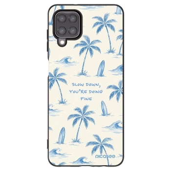 Picasee husă neagră din silicon pentru Samsung Galaxy A12 A125F - Slow Tide