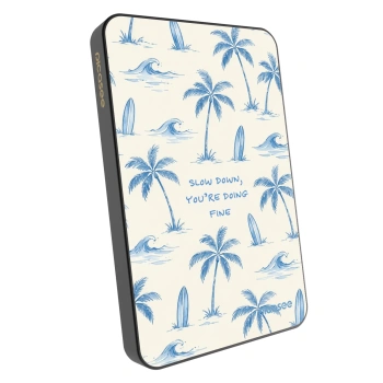 Powerbank cu MagSafe 5 000 mAh cu design propriu Gri - Slow Tide