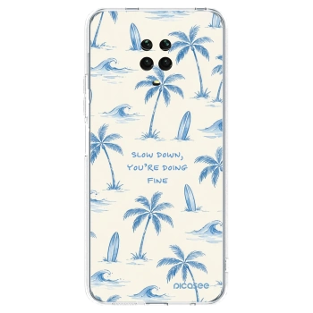 Picasee husă transparentă din silicon pentru Xiaomi Redmi Note 9S - Slow Tide