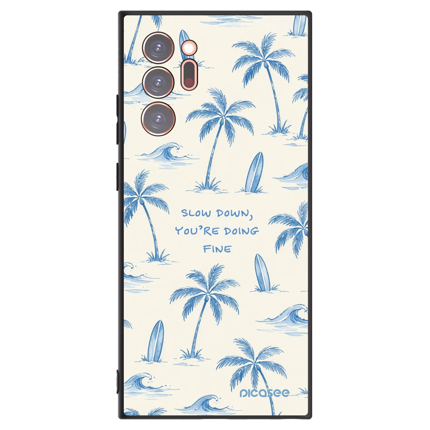Picasee husă neagră din silicon pentru Samsung Galaxy Note 20 Ultra - Slow Tide