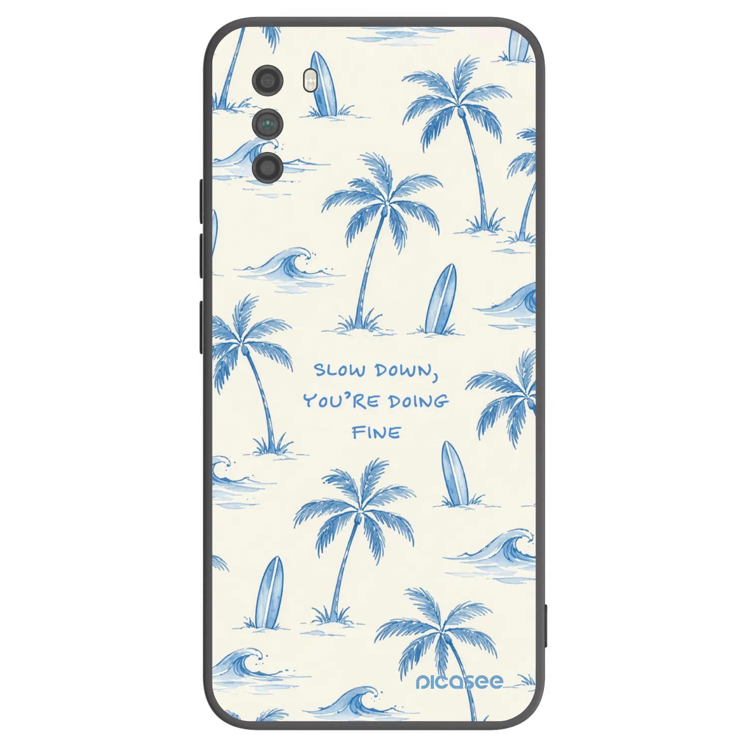 Picasee husă neagră din silicon pentru Xiaomi Poco M3 - Slow Tide