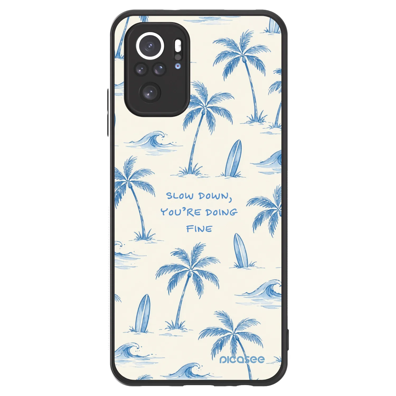 Picasee ULTIMATE CASE pentru Xiaomi Redmi Note 10 - Slow Tide
