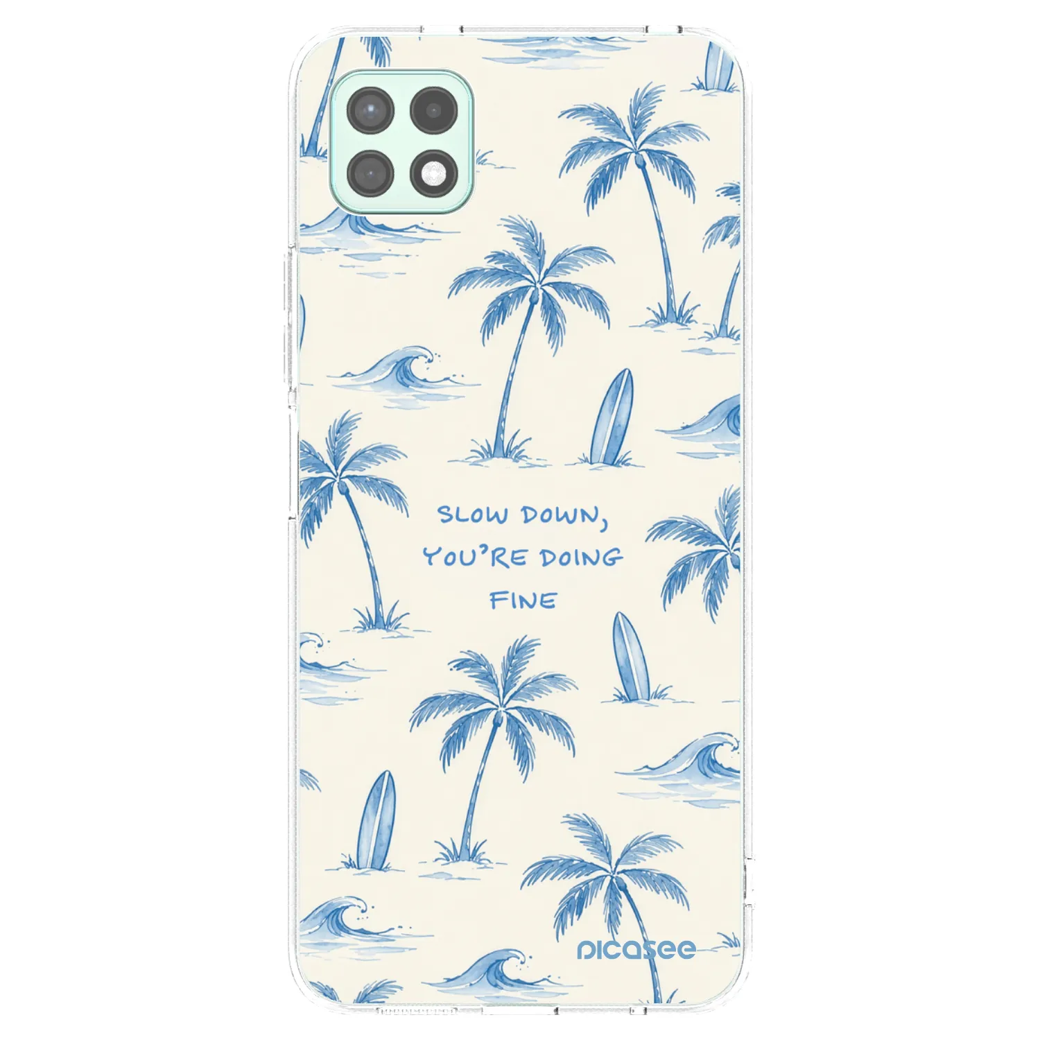 Picasee husă transparentă din silicon pentru Samsung Galaxy A22 A226B 5G - Slow Tide