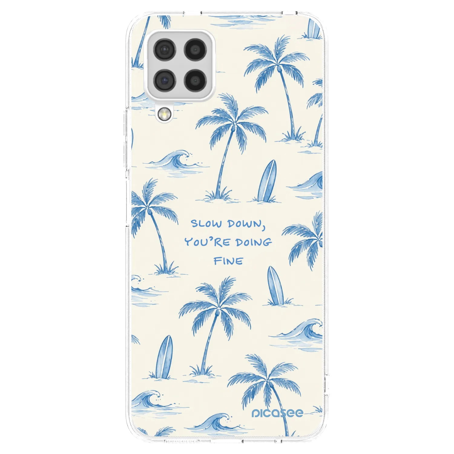 Picasee husă transparentă din silicon pentru Samsung Galaxy A22 A225F 4G - Slow Tide