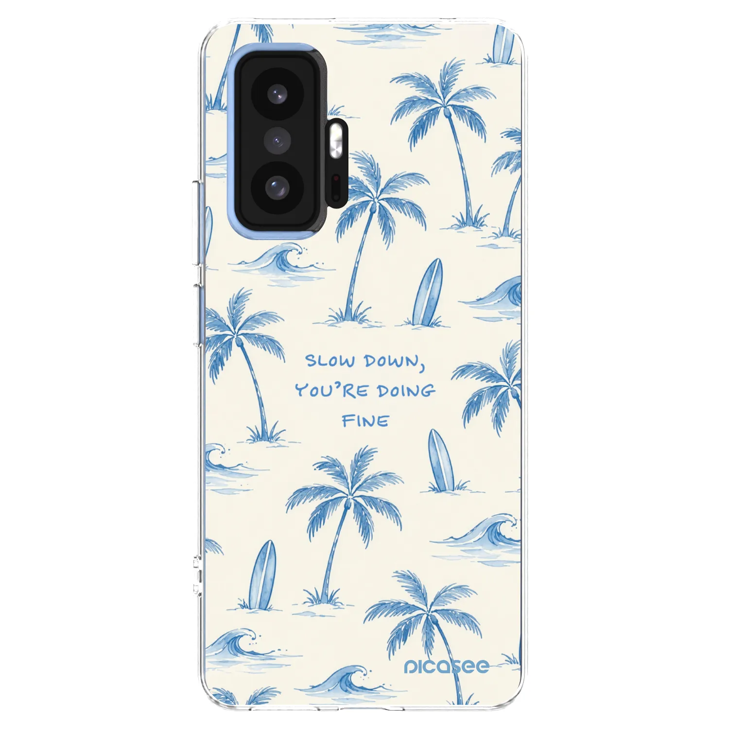 Picasee husă transparentă din silicon pentru Xiaomi 11T - Slow Tide