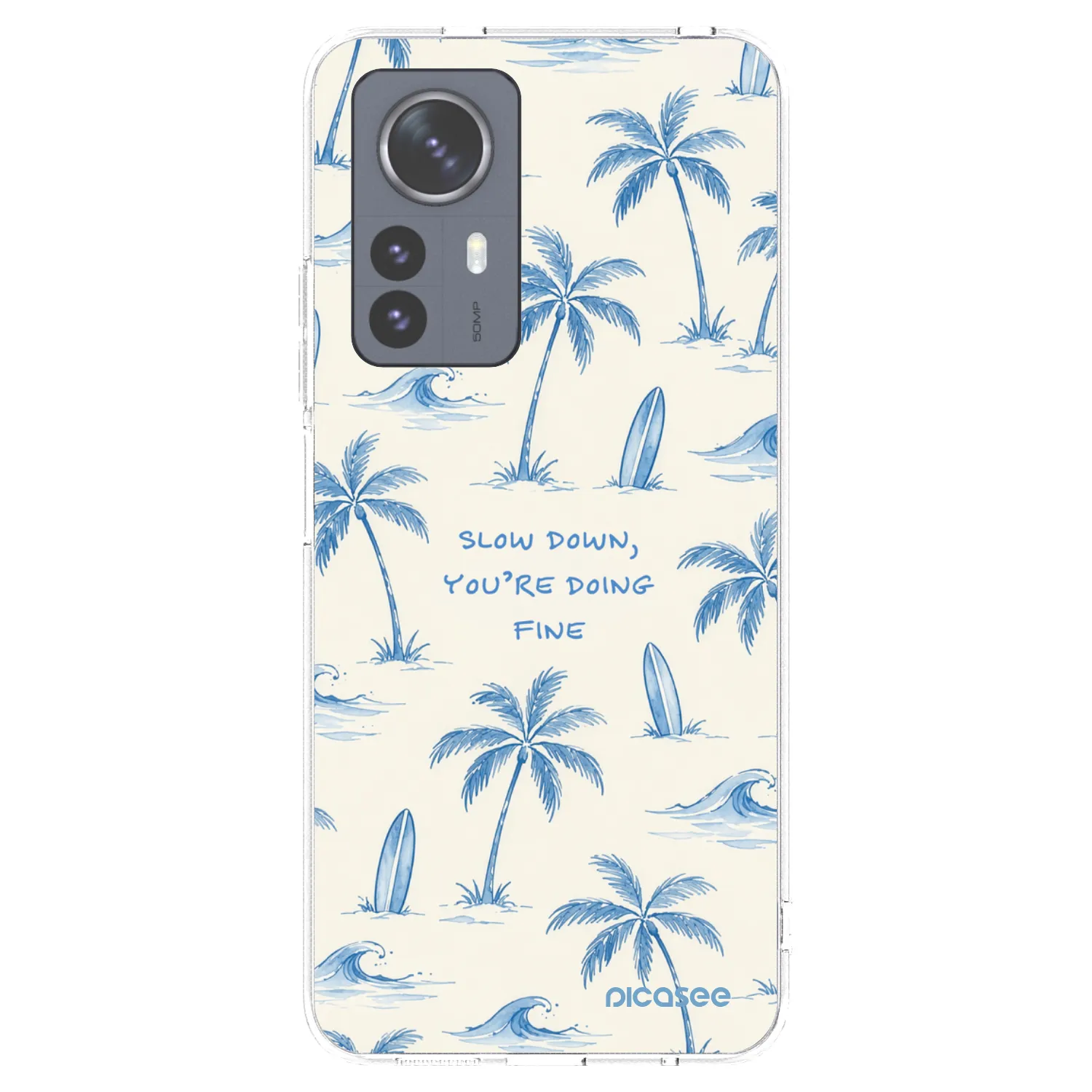 Picasee husă transparentă din silicon pentru Xiaomi 12 Pro - Slow Tide
