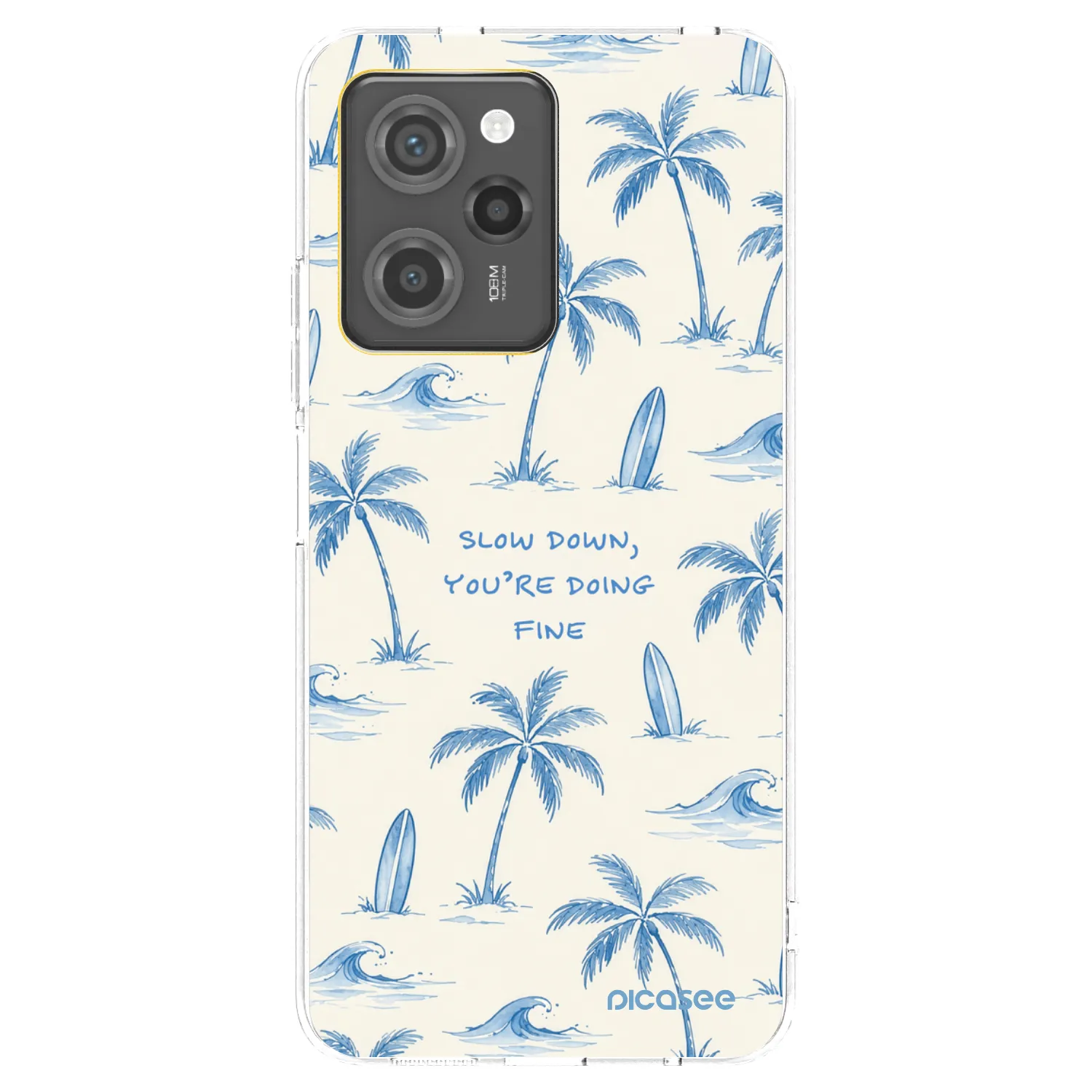 Picasee husă transparentă din silicon pentru Xiaomi Poco X5 Pro - Slow Tide