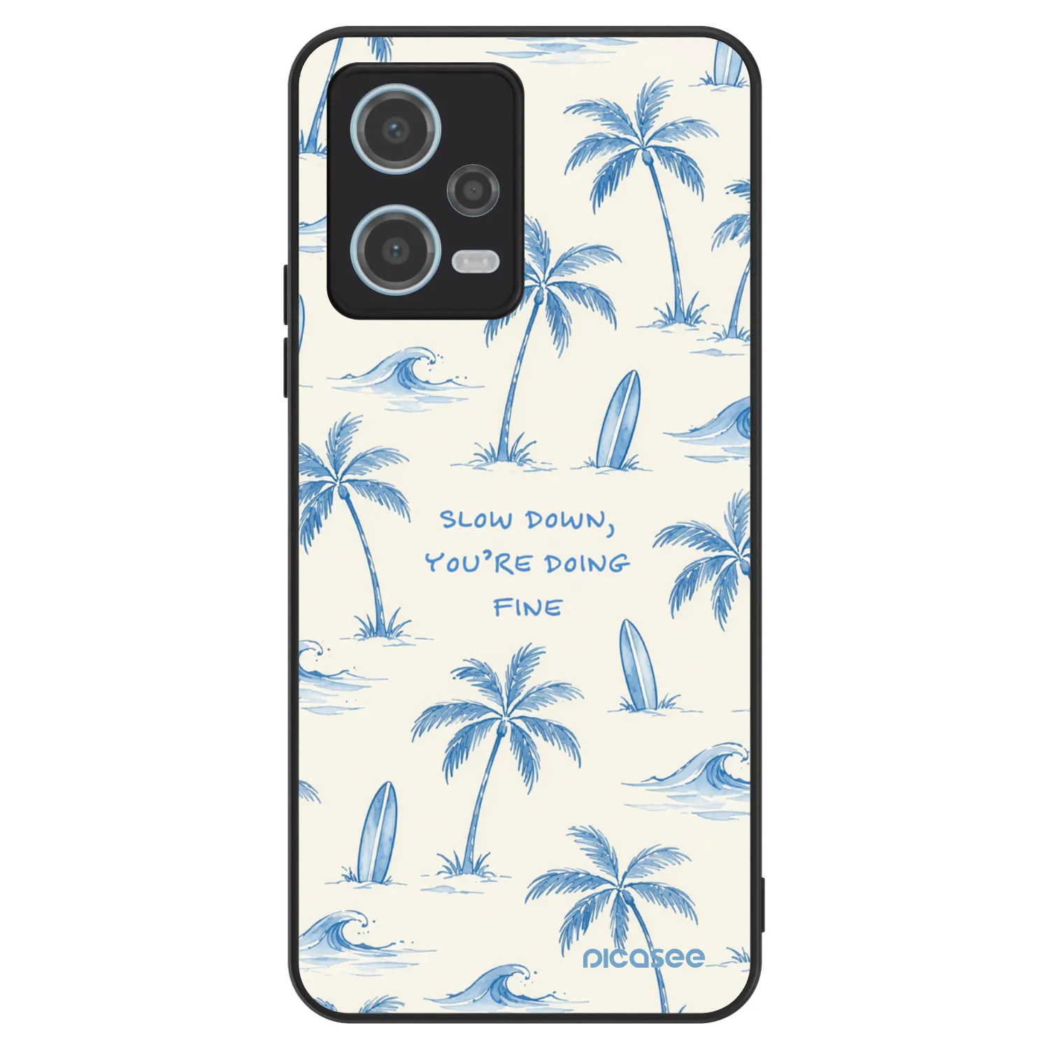 Picasee ULTIMATE CASE pentru Xiaomi Redmi Note 12 5G - Slow Tide