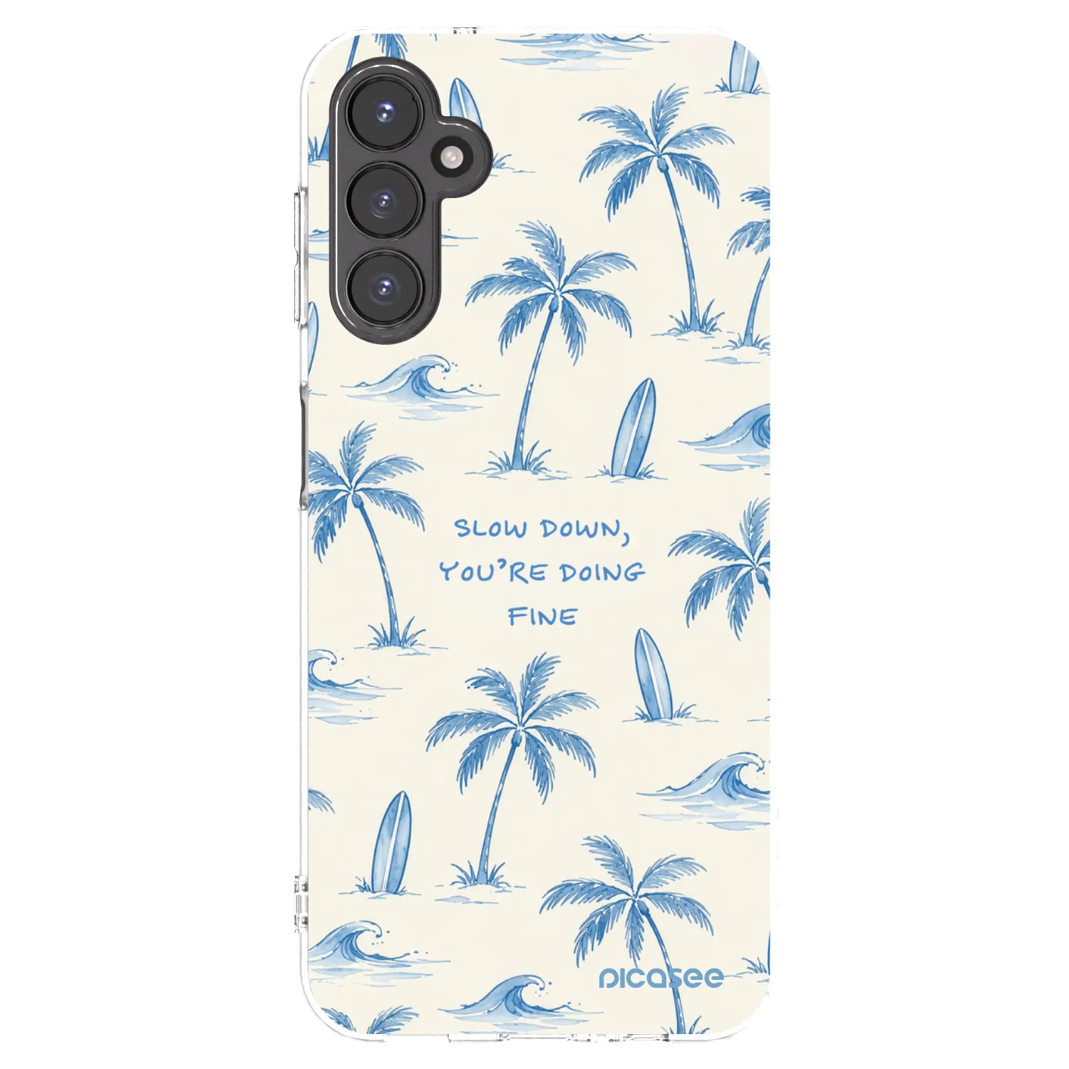 Picasee husă transparentă din silicon pentru Samsung Galaxy A14 5G A146P - Slow Tide