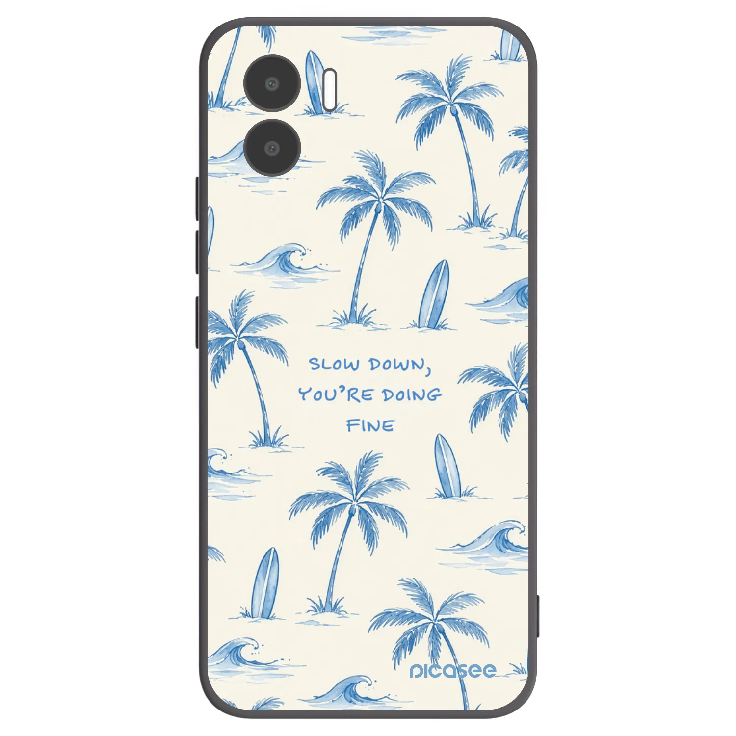 Picasee husă neagră din silicon pentru Xiaomi Redmi A2 - Slow Tide