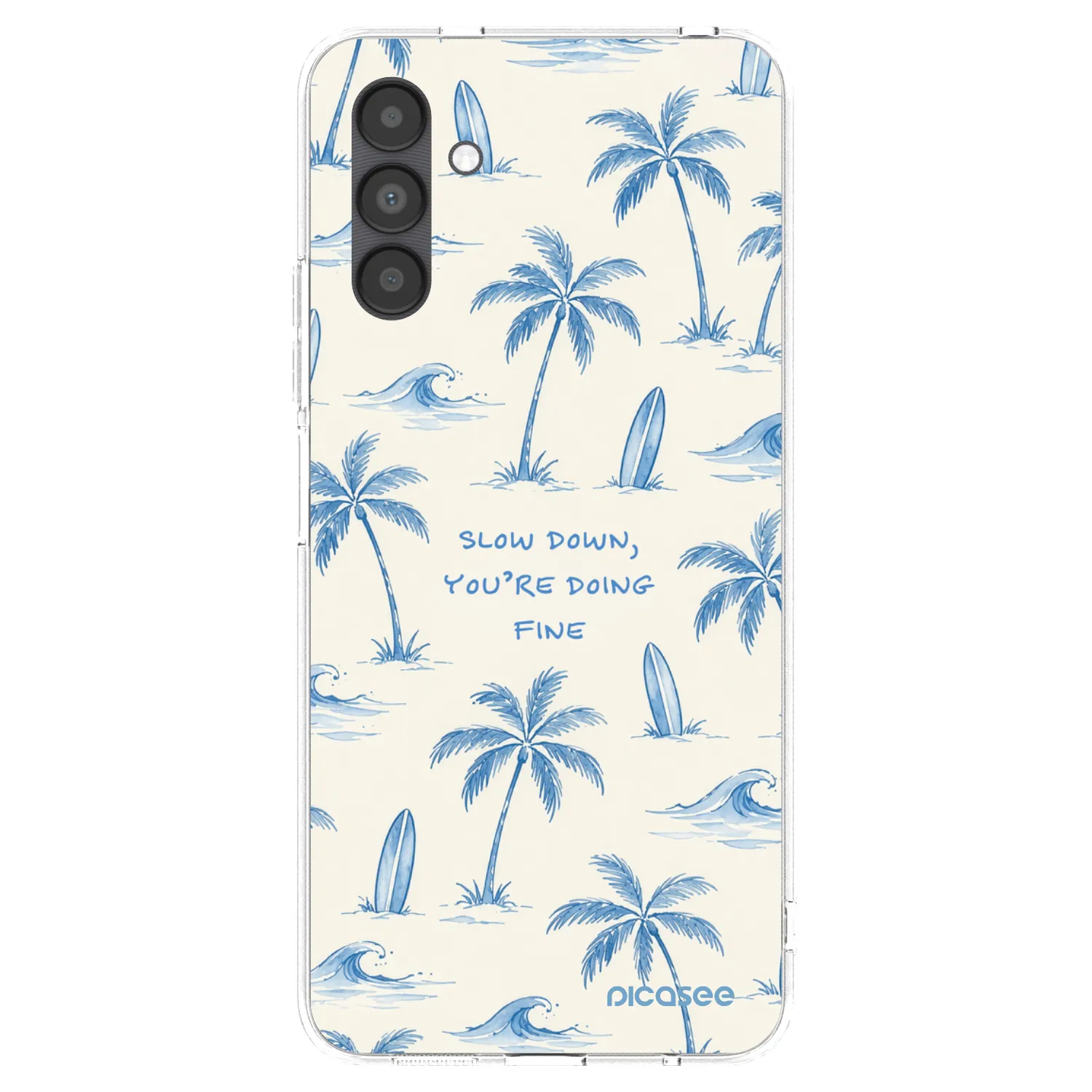 Picasee husă transparentă din silicon pentru Samsung Galaxy A04s A047F - Slow Tide