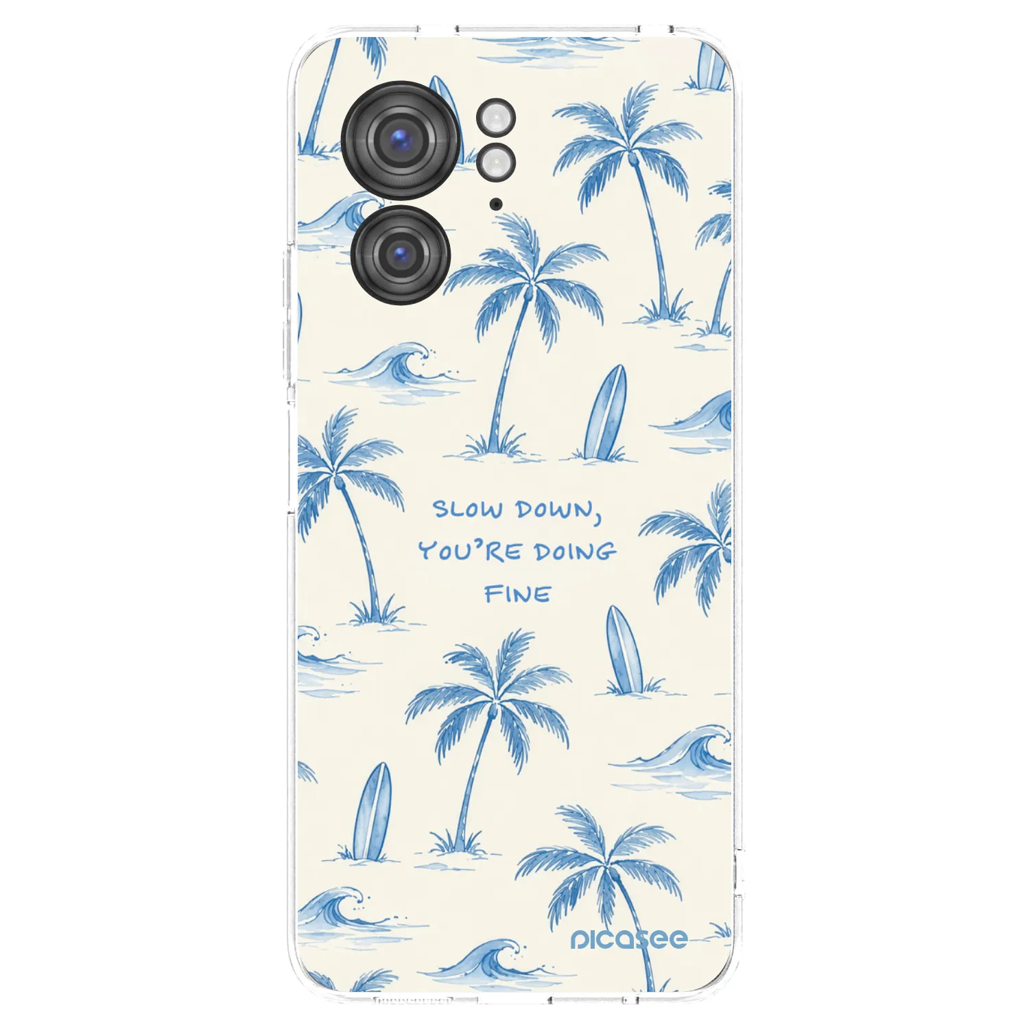 Picasee husă transparentă din silicon pentru Motorola Edge 40 - Slow Tide