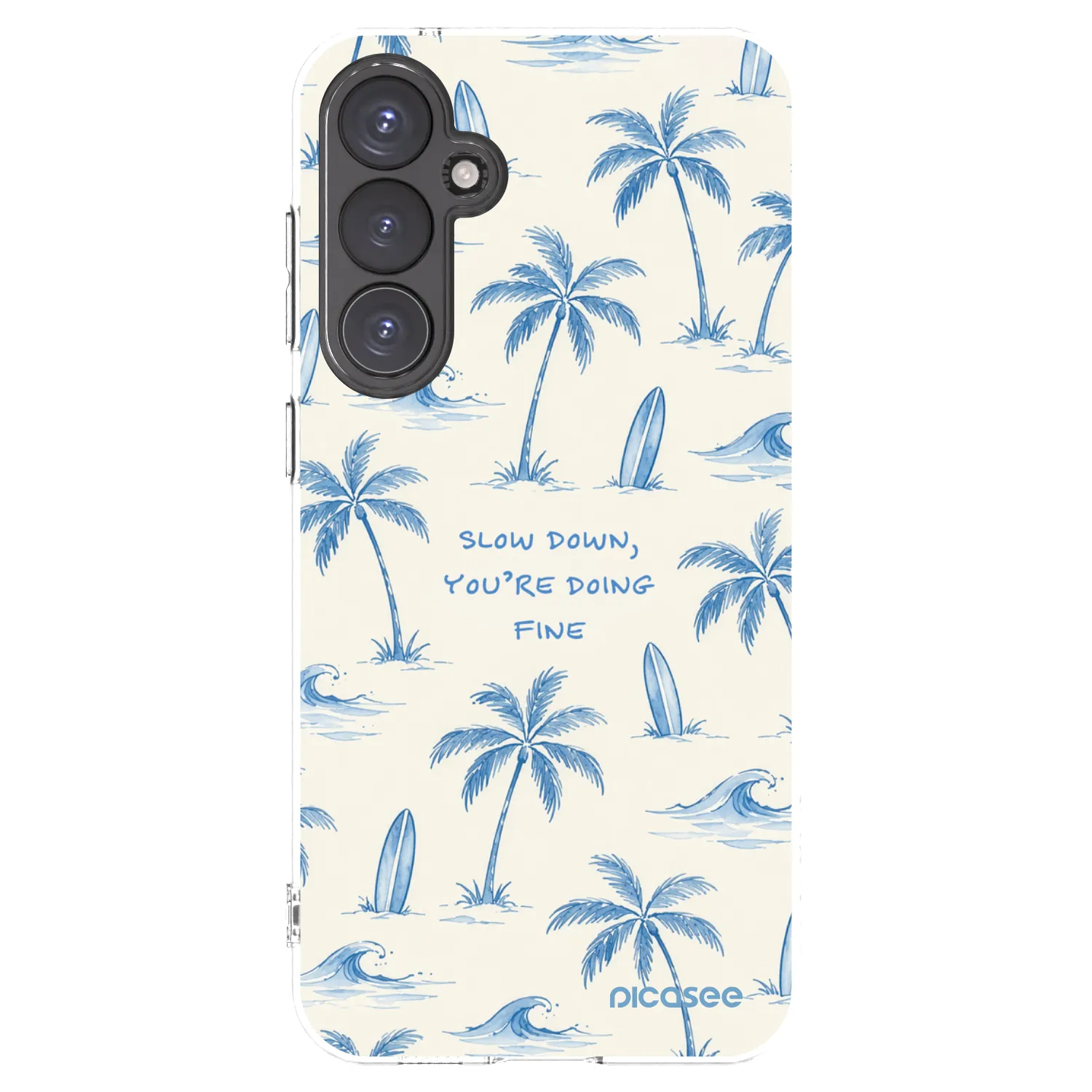 Picasee husă transparentă din silicon pentru Samsung Galaxy S23 FE S711B - Slow Tide
