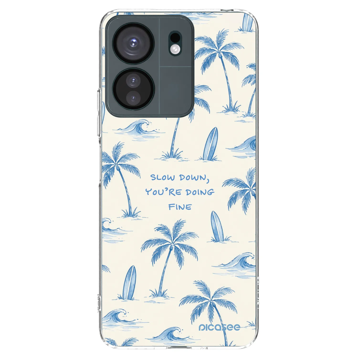 Picasee husă transparentă din silicon pentru Xiaomi Redmi 13C 4G - Slow Tide