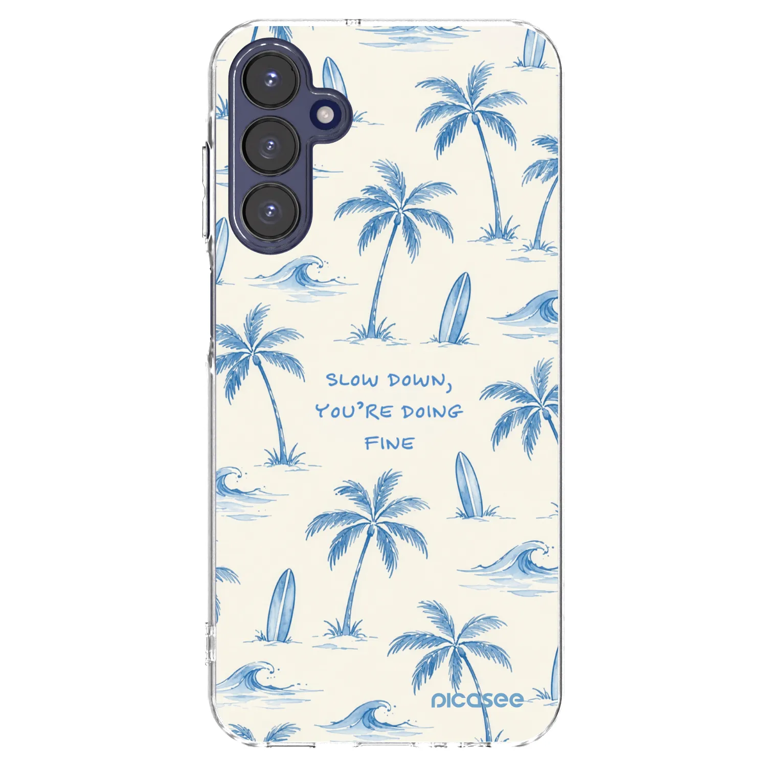 Picasee husă transparentă din silicon pentru Samsung Galaxy A15 A155F 4G - Slow Tide