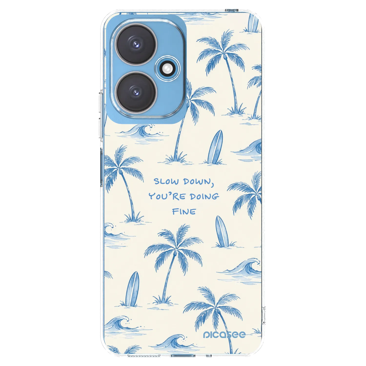 Picasee husă transparentă din silicon pentru Xiaomi Redmi 13C 5G - Slow Tide