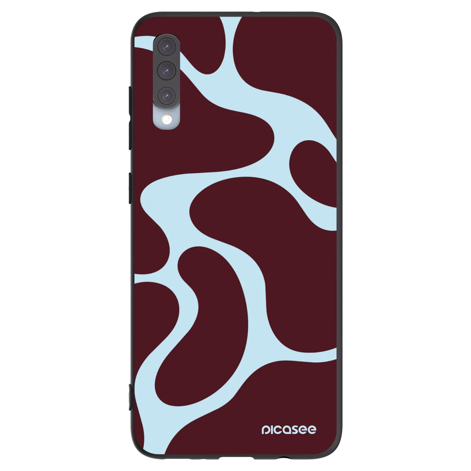 Picasee husă neagră din silicon pentru Samsung Galaxy A70 A705F - Soft Detour