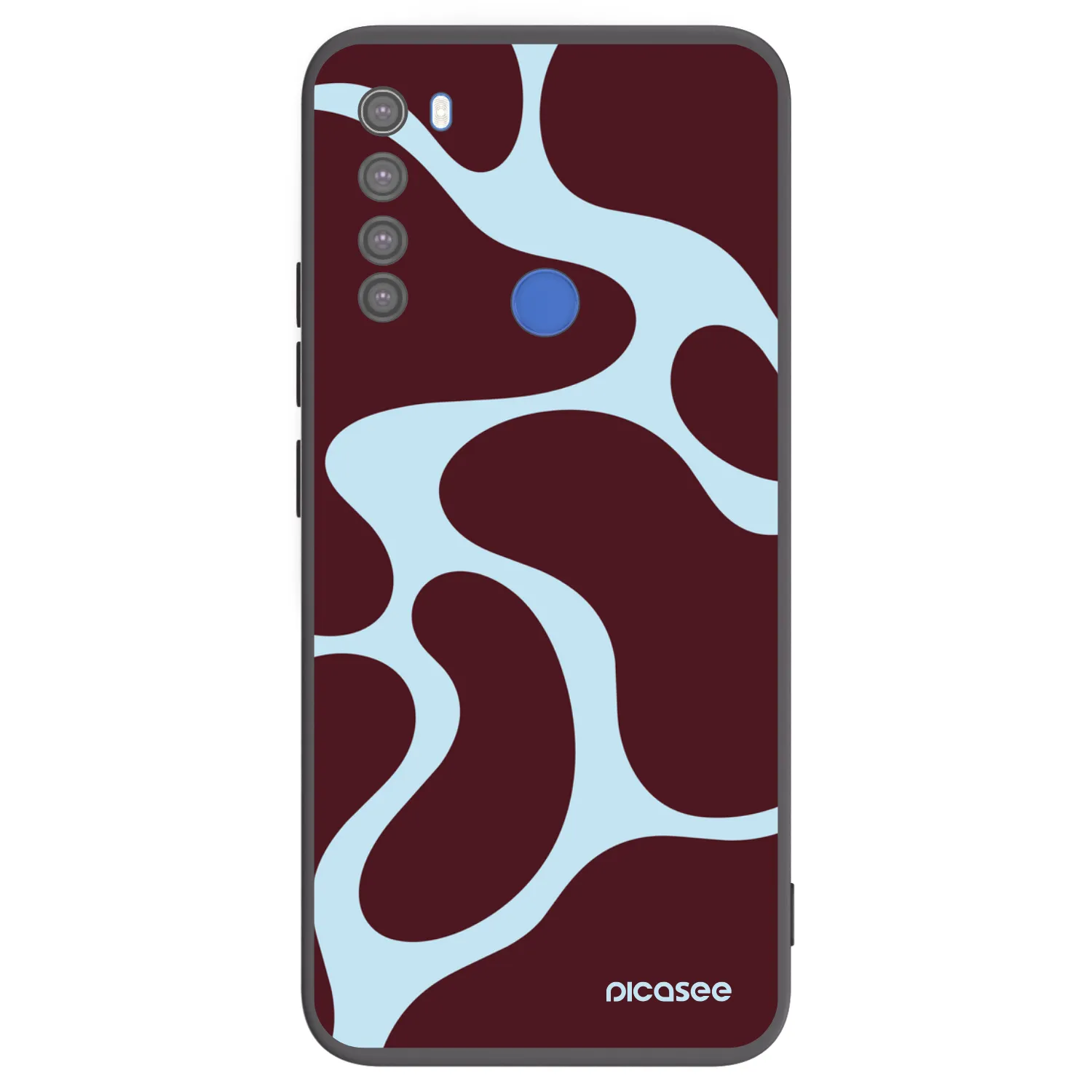 Picasee husă neagră din silicon pentru Xiaomi Redmi Note 8T - Soft Detour