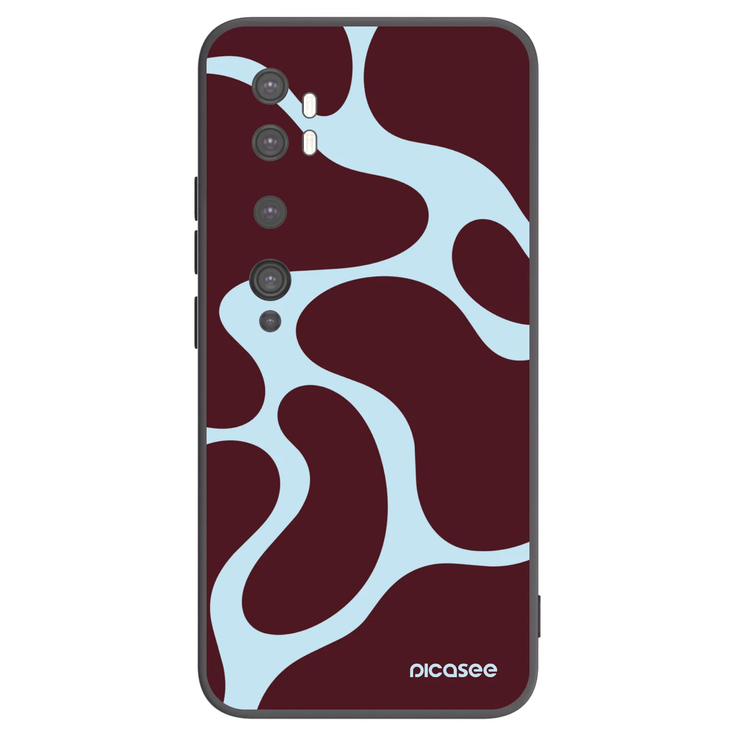 Picasee husă neagră din silicon pentru Xiaomi Mi Note 10 (Pro) - Soft Detour
